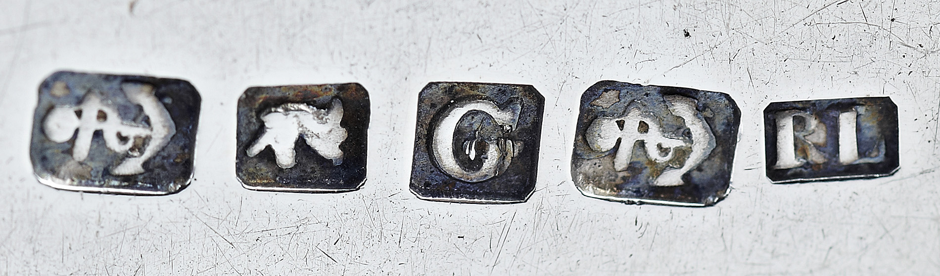 Dumfries - a rare pair of Scottish provincial tablespoons