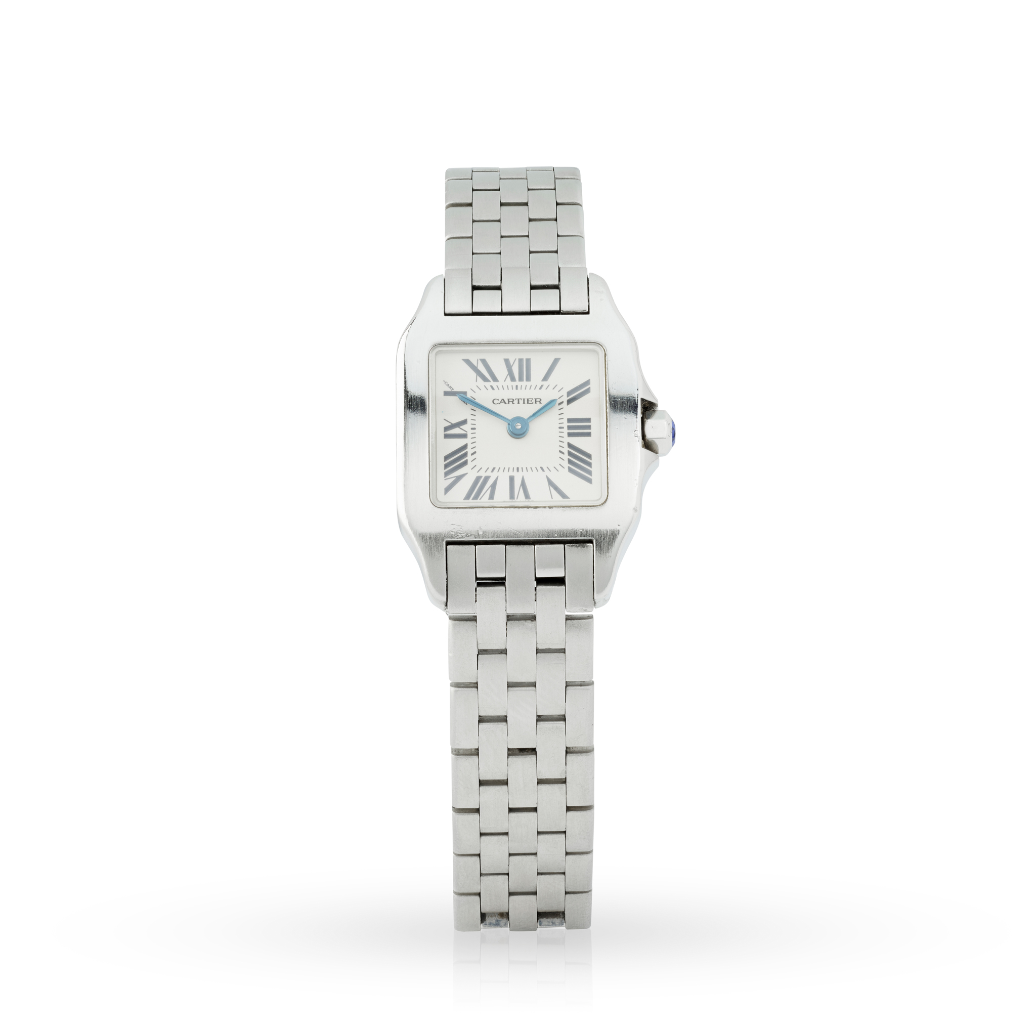 Cartier. A Ladies stainless steel quartz bracelet watch