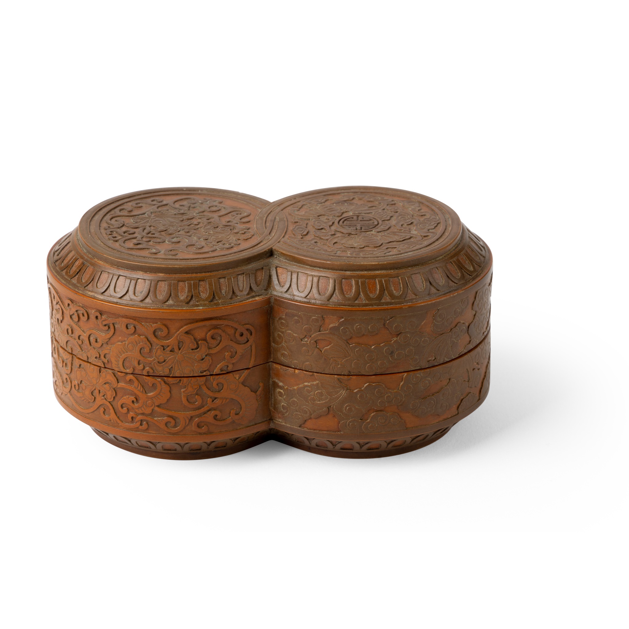 BAMBOO-VENEER 'LONGEVITY' BOX WITH COVER