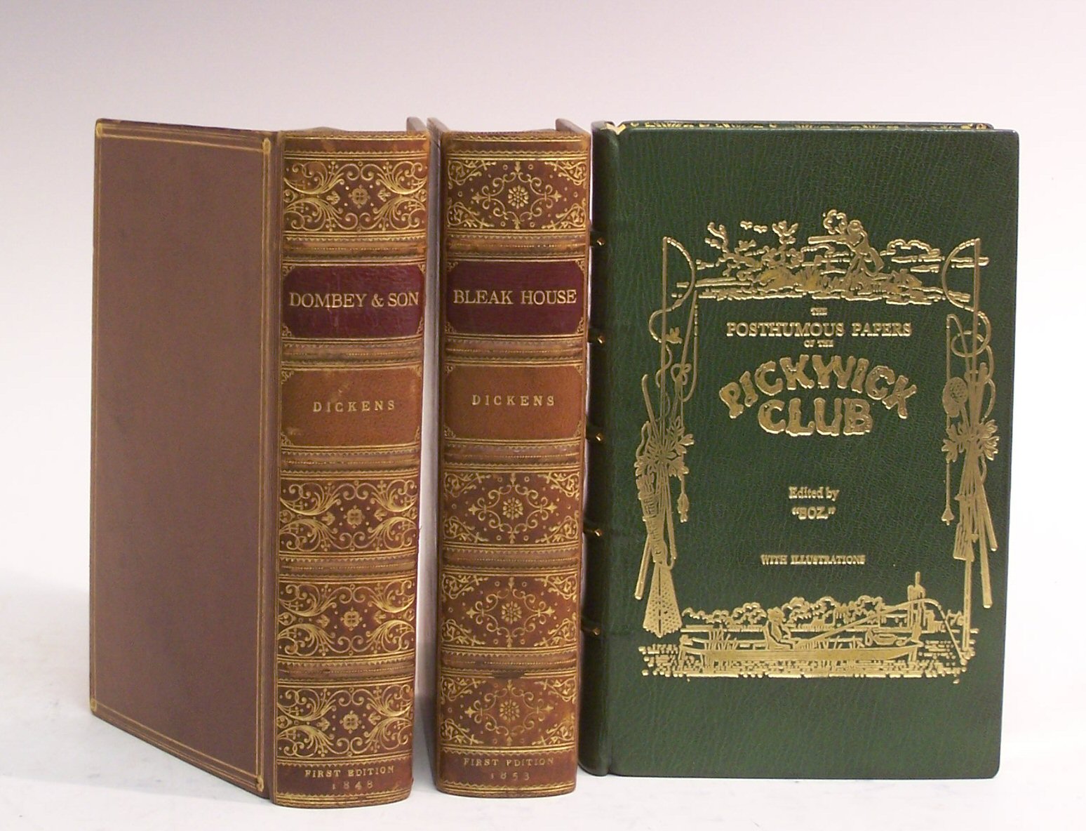 Dickens, Charles - BLEAK HOUSE IN THIS LOT IS DATED 1853 NOT 1851 AS CATALOGUED