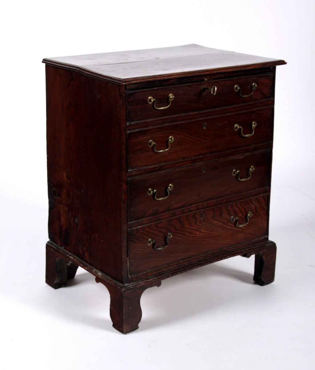 A George III ash commode