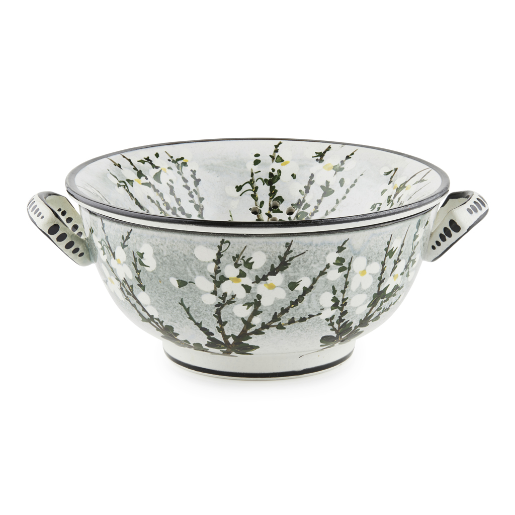 A WEMYSS WARE SPONGE DISH AND LINER