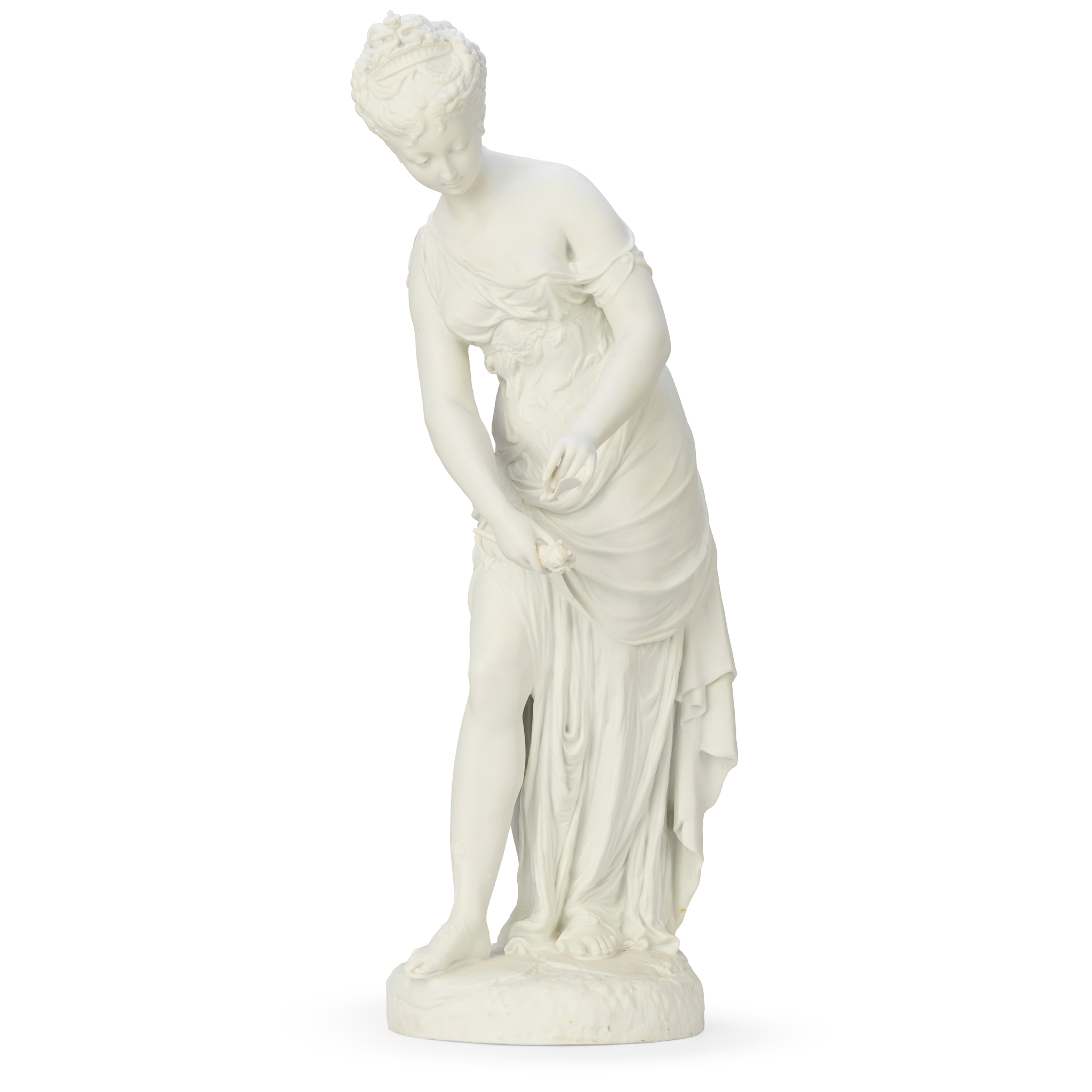 A FRENCH BISQUE FIGURE OF PSYCHE, BY VION & BAURY, PARIS