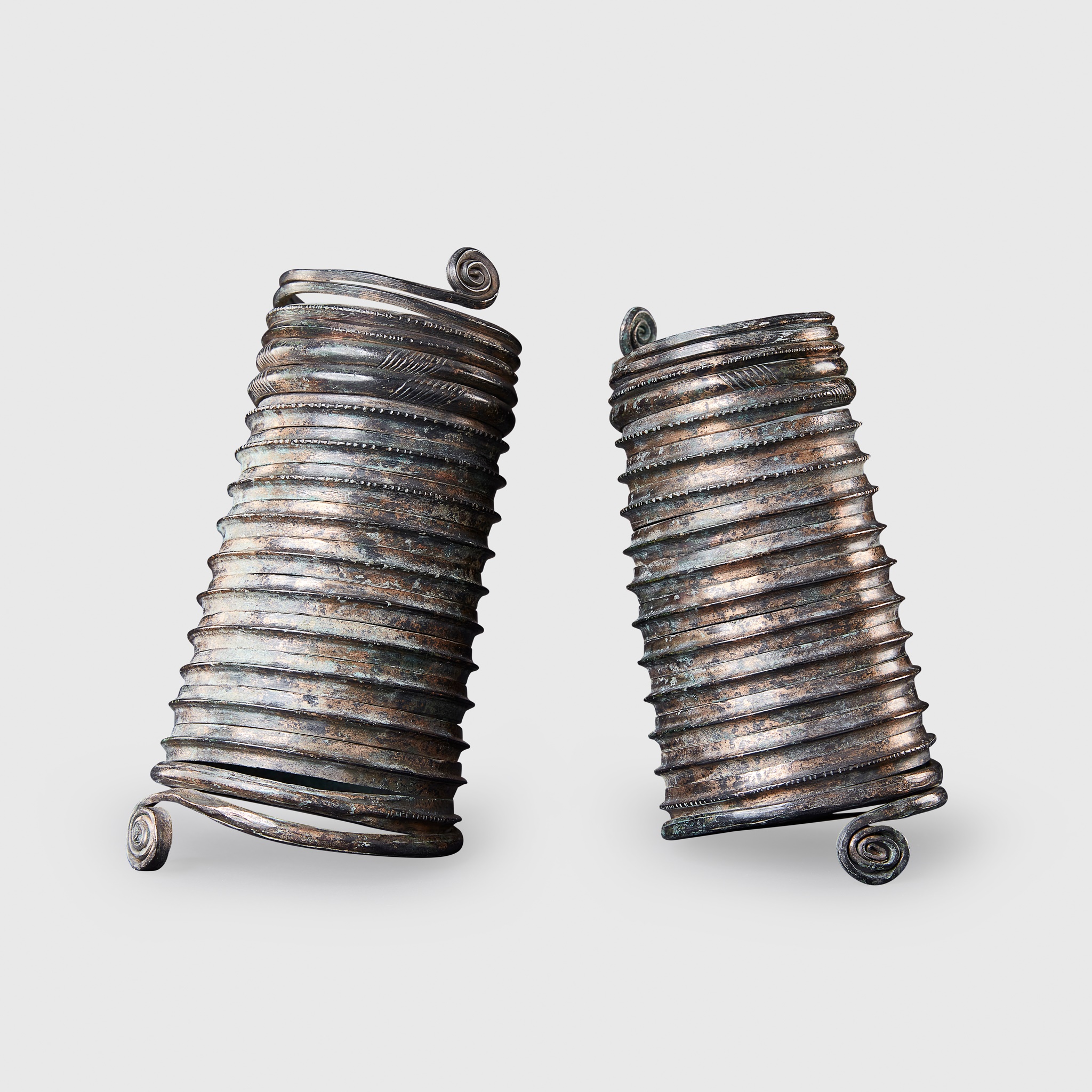 PAIR OF BRONZE AGE ARMBANDS