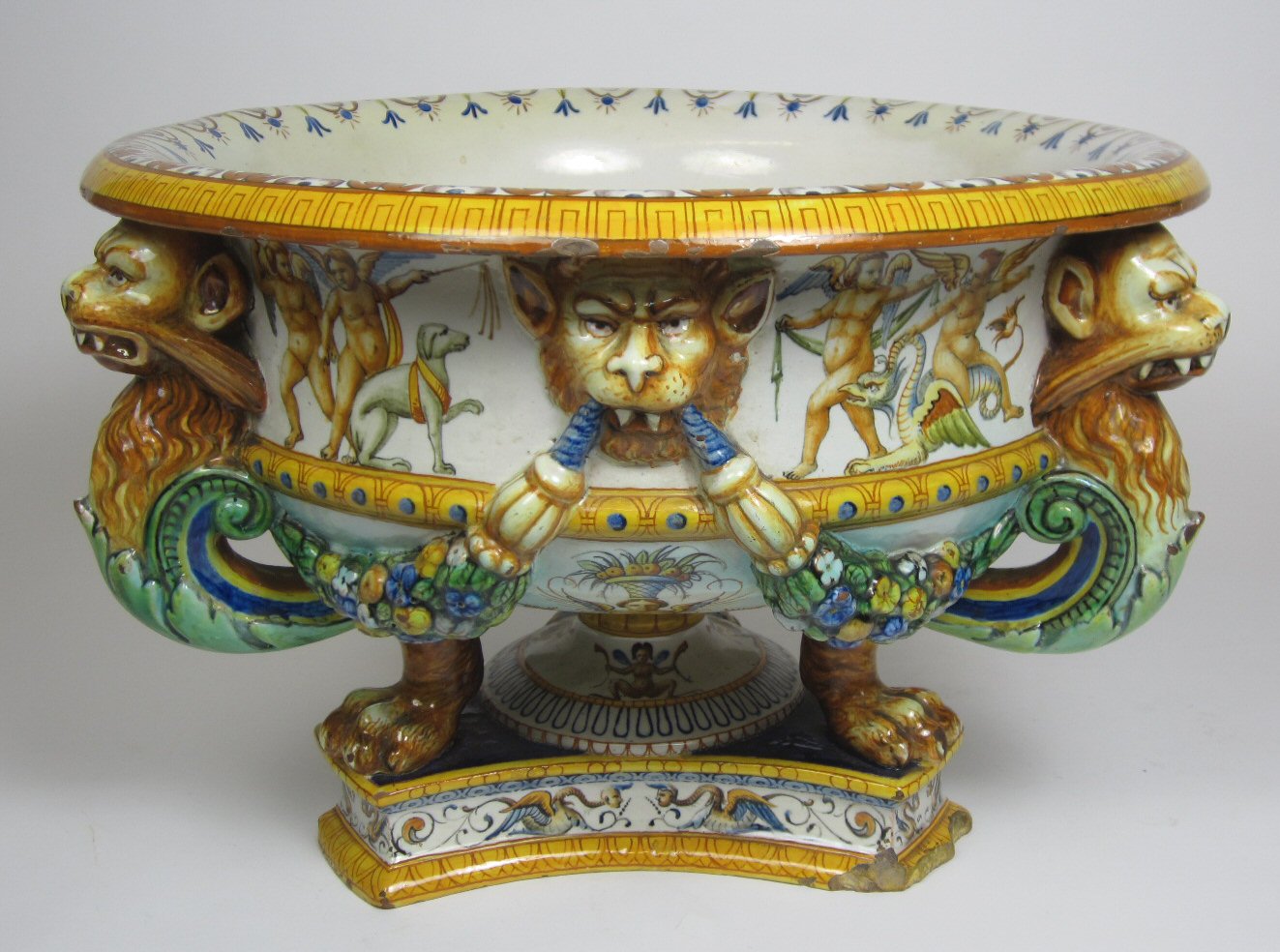 ITALIAN GINORI MAIOLICA JARDINIERE