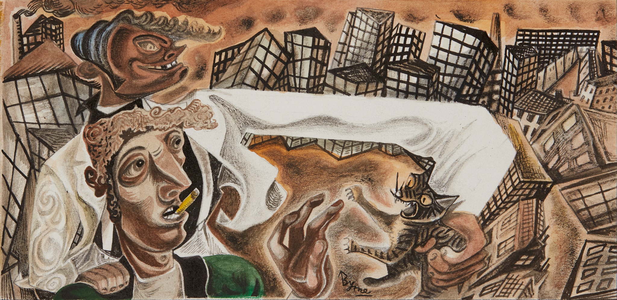 JOHN BYRNE R.S.A. (SCOTTISH 1940 - 2023)