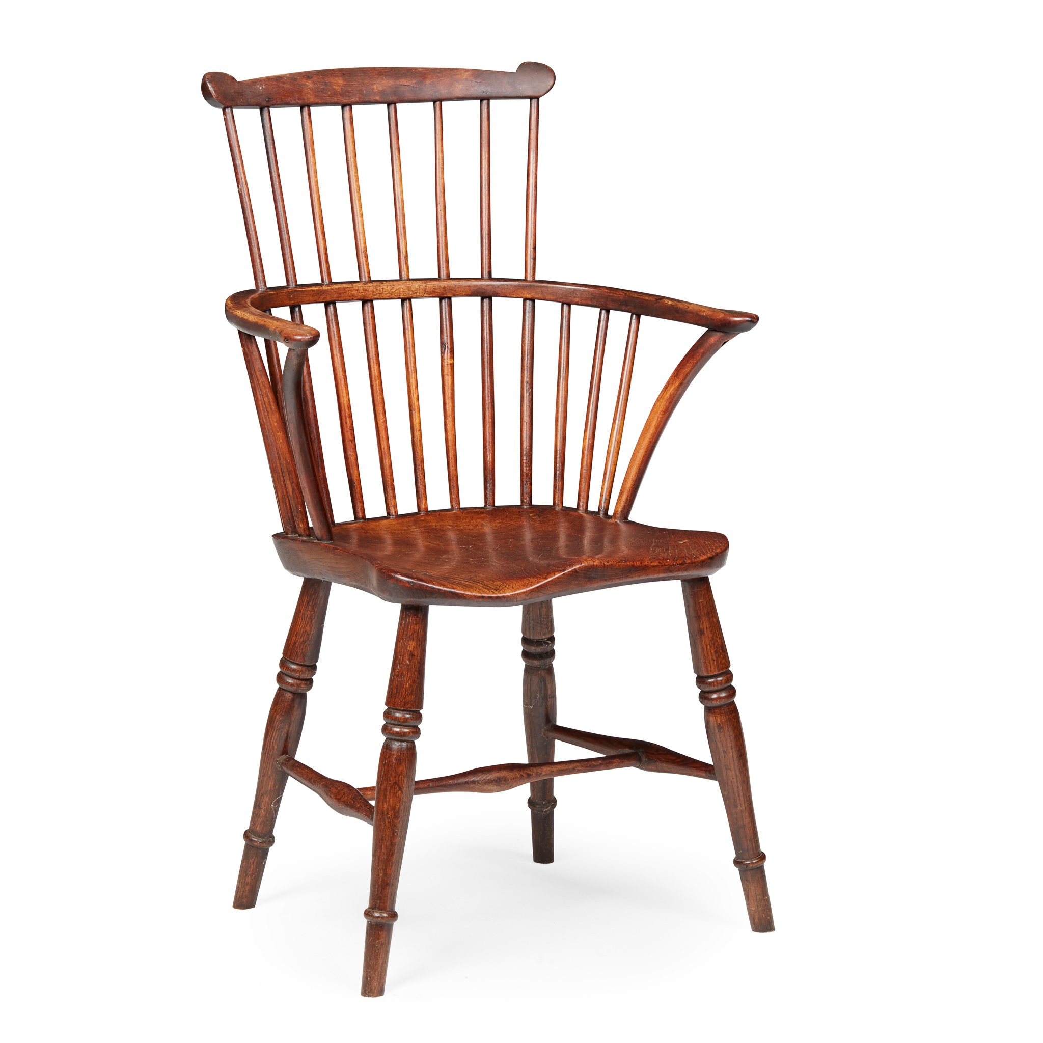ASH AND ELM COMB-BACK WINDSOR ARMCHAIR