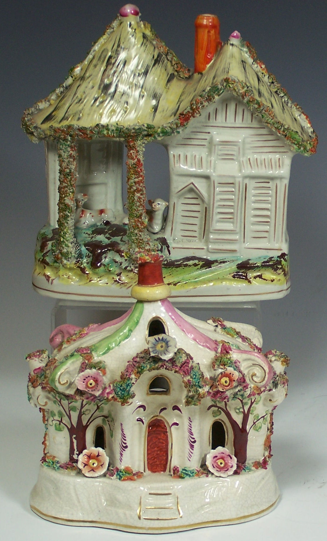 A Staffordshire pastille burner