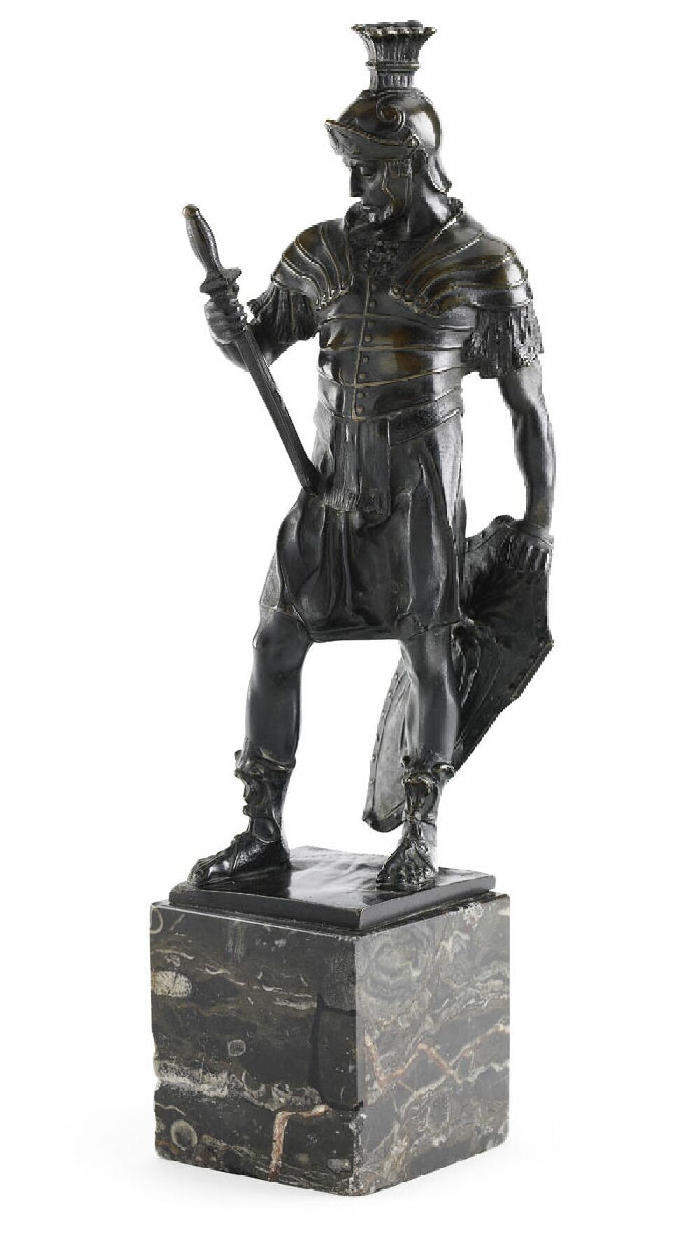 A late 19th century Continental bronze figure