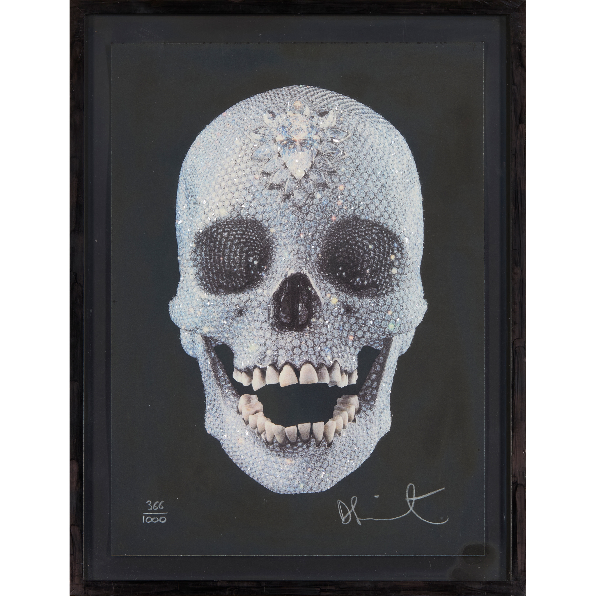 ダミアン・ハースト For the Love of God 直筆サイン Past auction: DAMIEN HIRST (BRITISH 1965-) FOR THE LOVE OF GOD