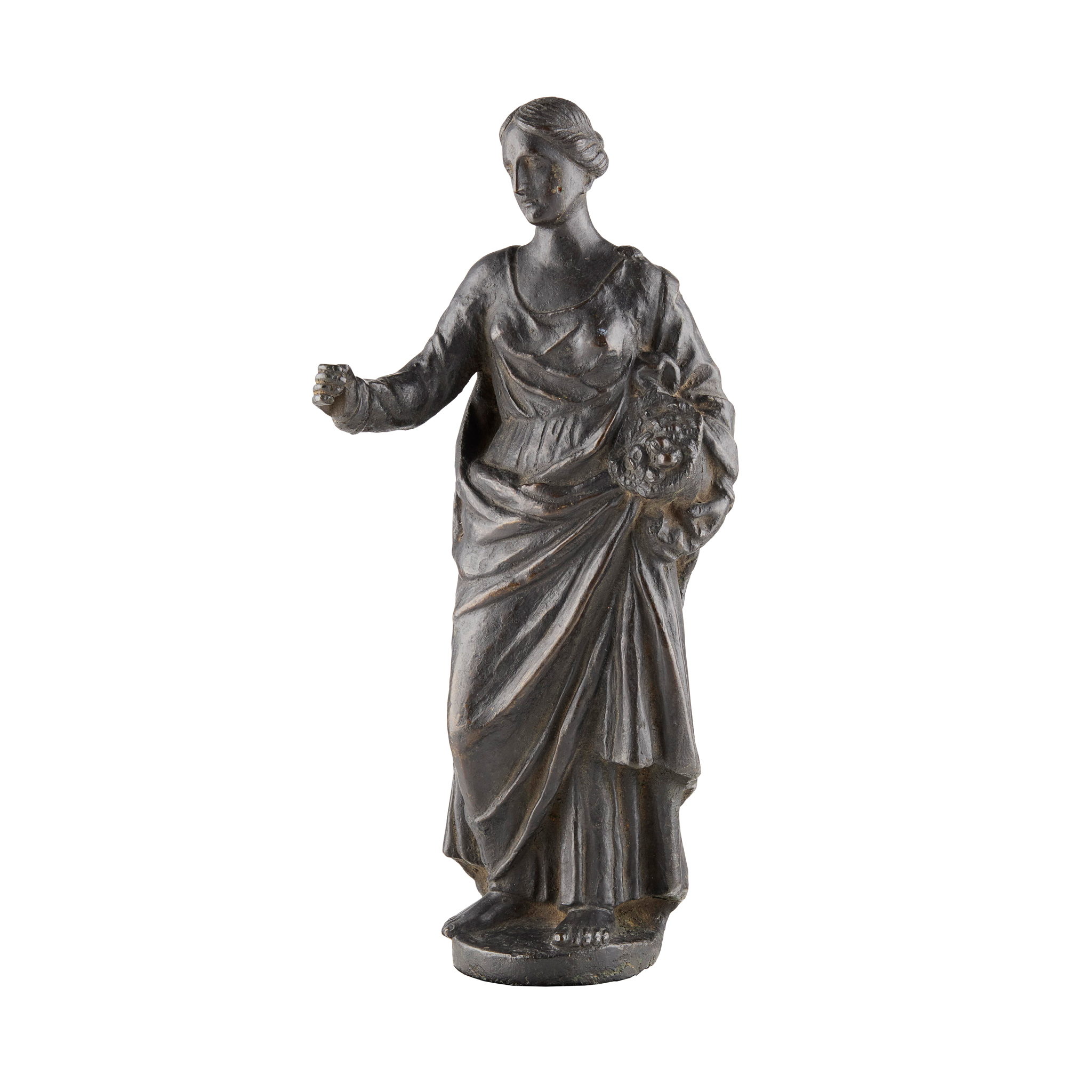 NORTH ITALIAN BRONZE FIGURE OF ABUNDANCE