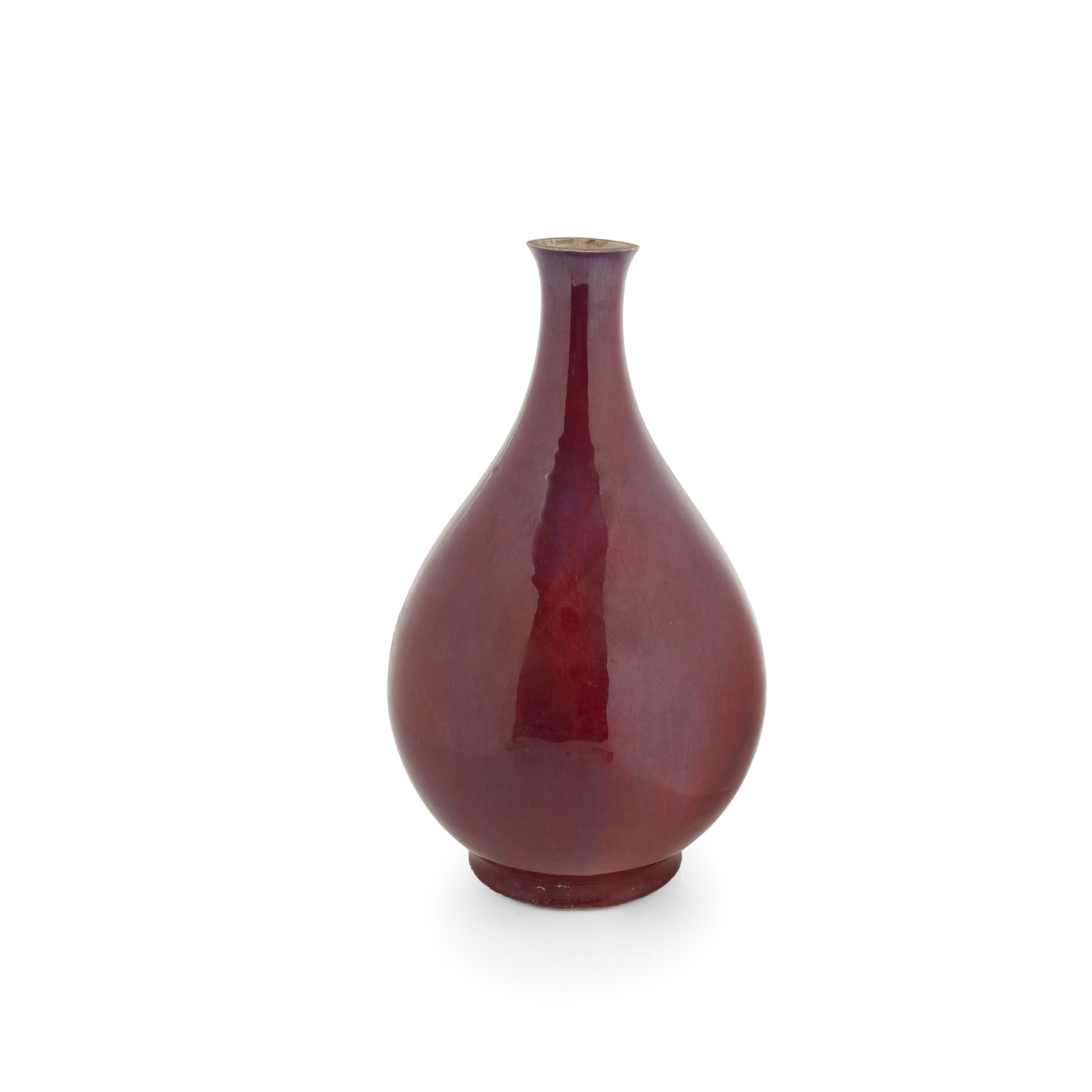 (A PRIVATE ENGLISH COLLECTION, LOT 117-125) FLAMBÉ-GLAZED VASE