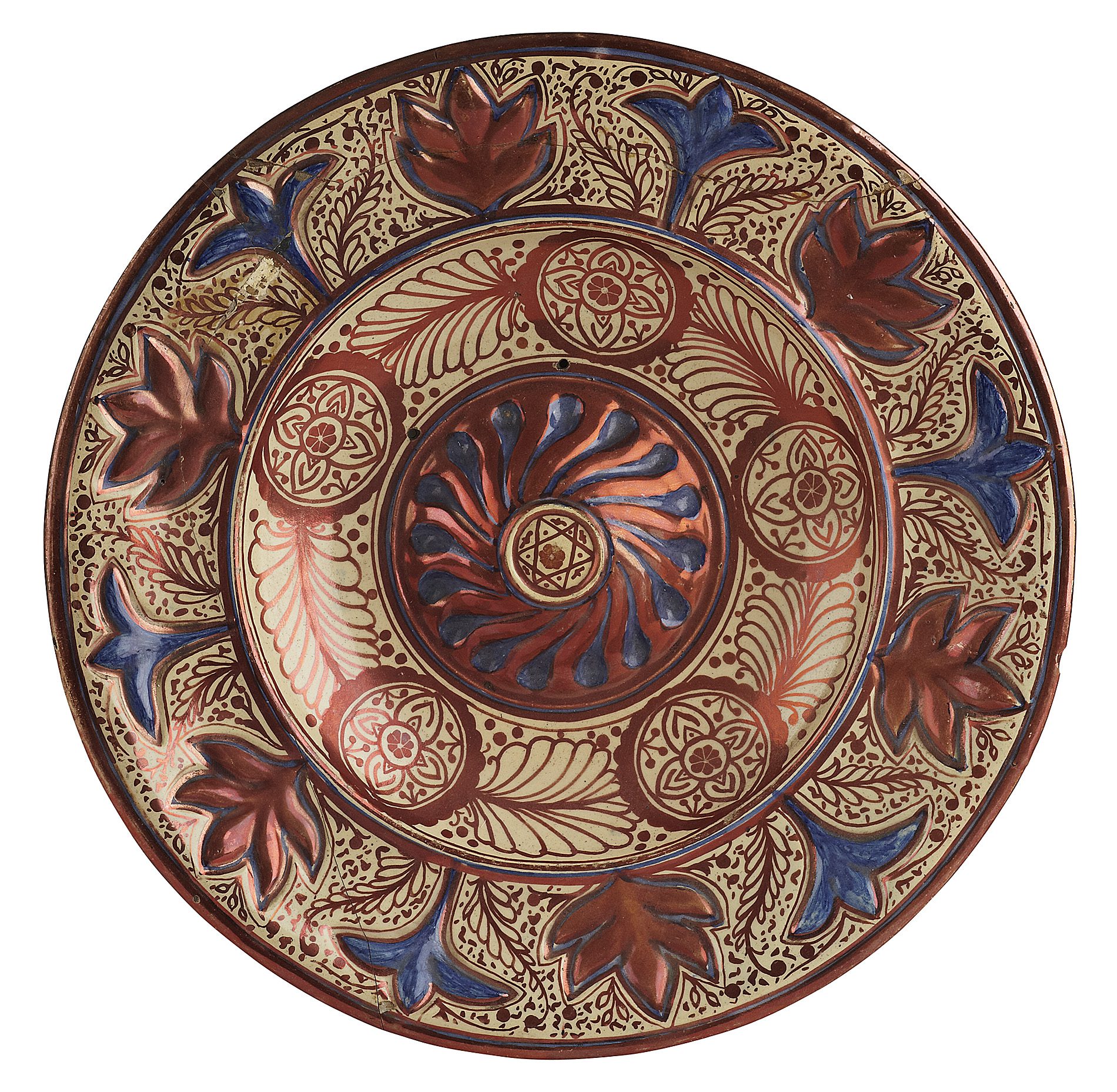 HISPANO-MORESQUE LUSTRE DISH