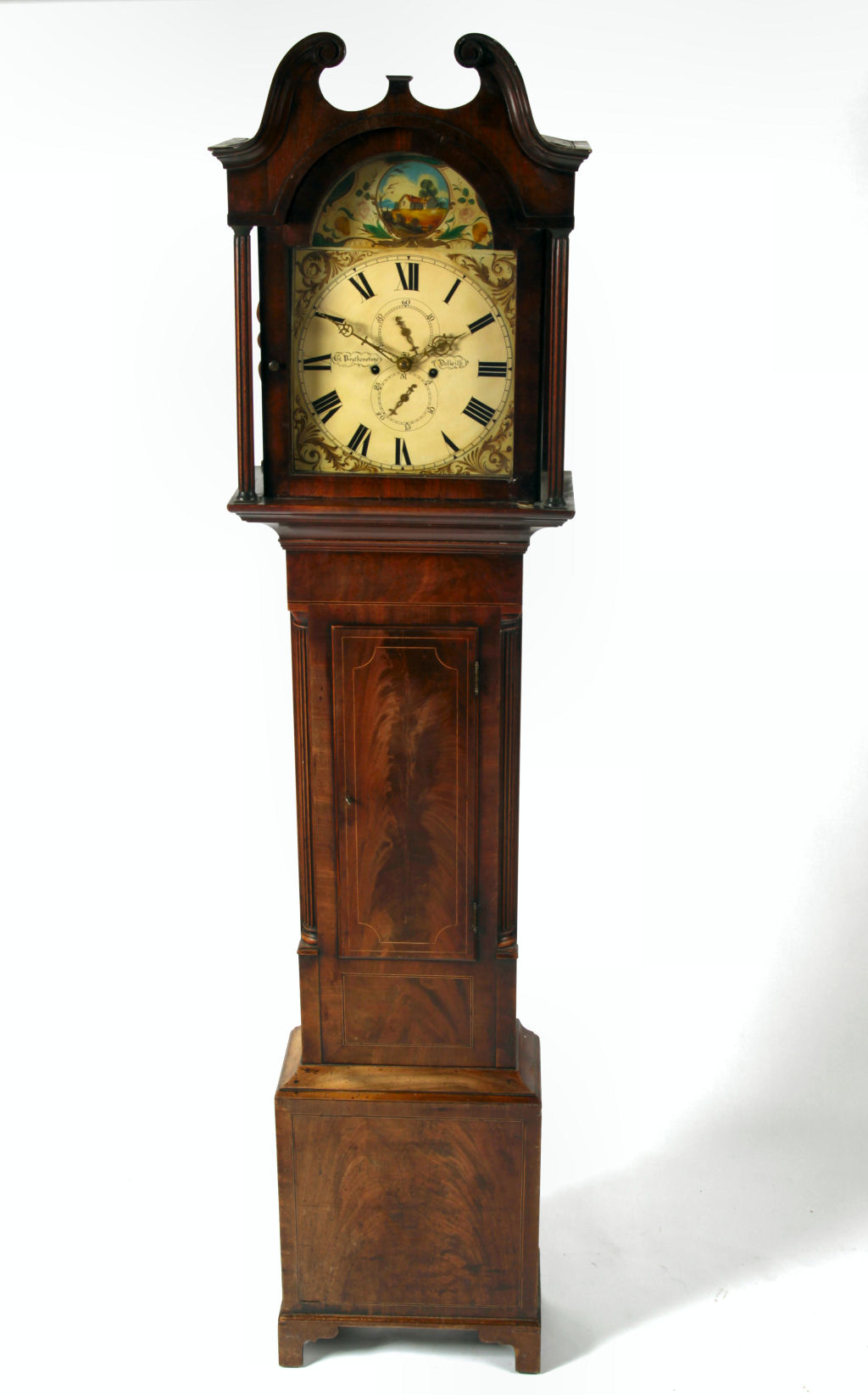 A George III mahogany longcase clock By C. Brotherston, Dalkieth