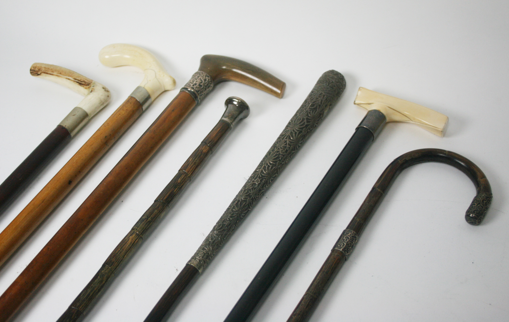 COLLECTION OF WALKING STICKS