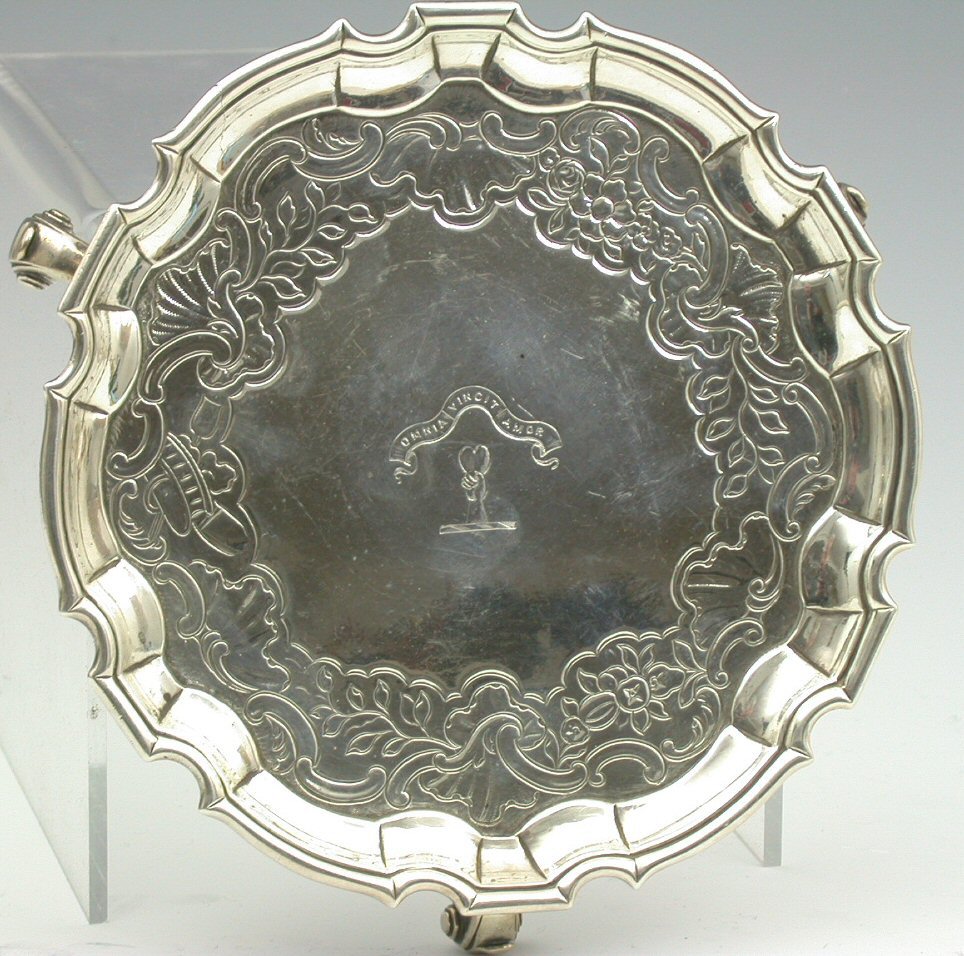 A George II Scottish waiter