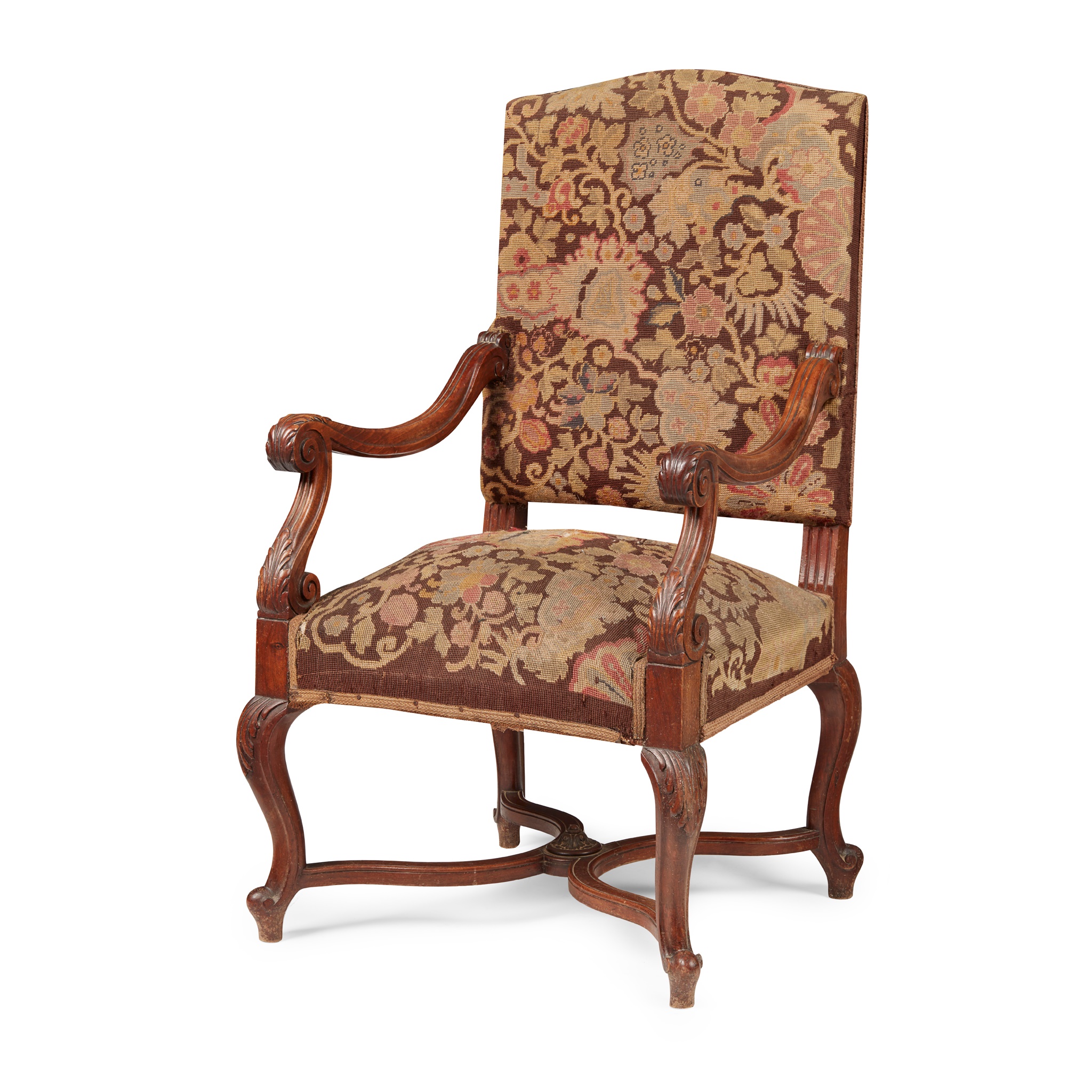 FRENCH WALNUT ARMCHAIR