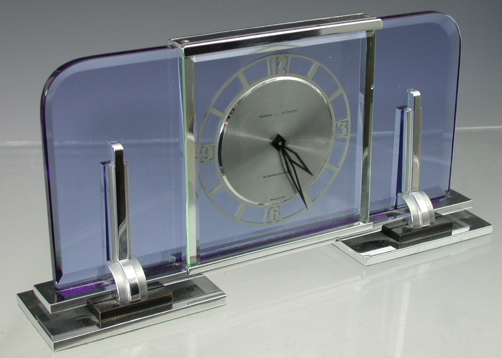 A Garrard-Le Coultre mantel clock,