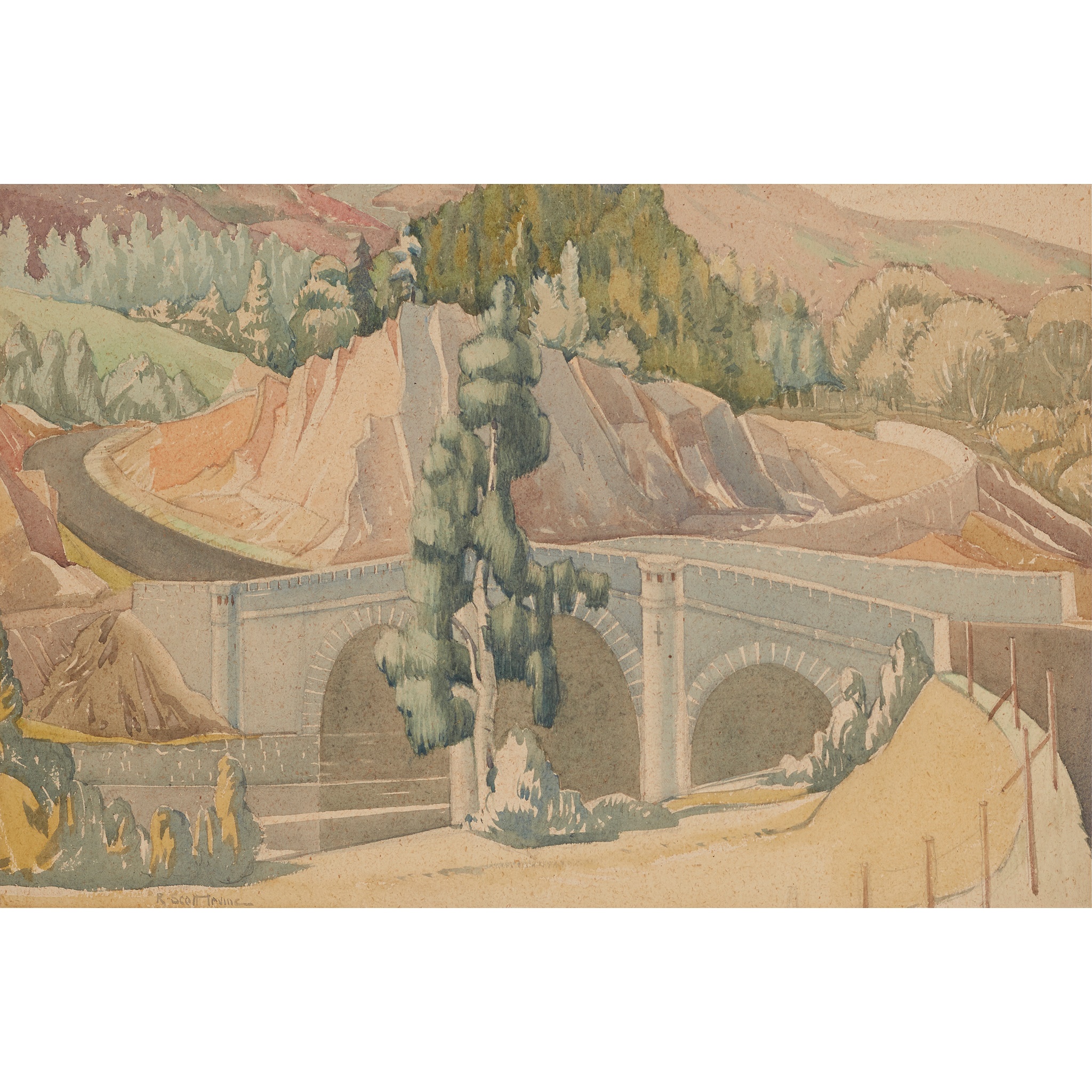 ROBERT SCOTT IRVINE D.A., R.S.W., S.S.A. (SCOTTISH 1906-1988)