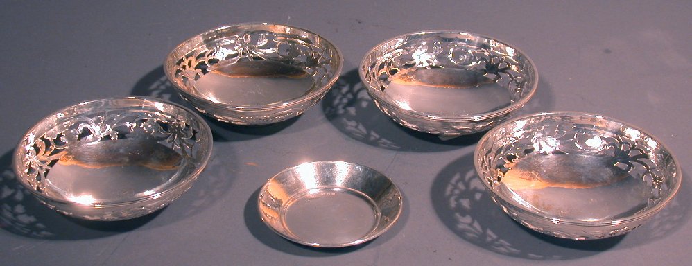 A set of four George III bowls