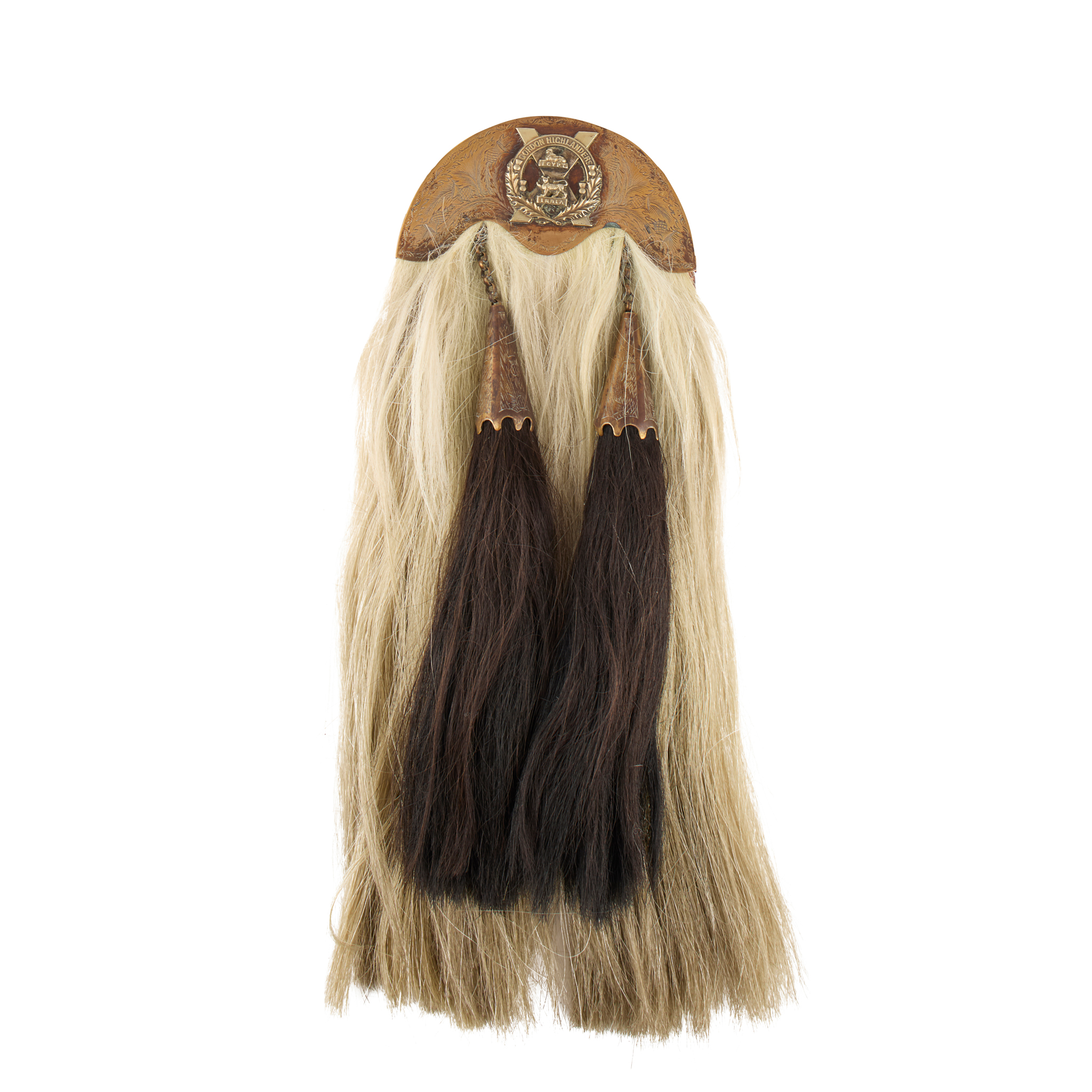 AN EARLY 20TH CENTURY GORDON HIGHLANDER OFFICER'S SPORRAN