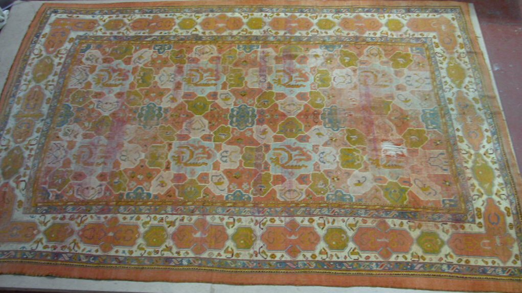 An Ushak carpet,