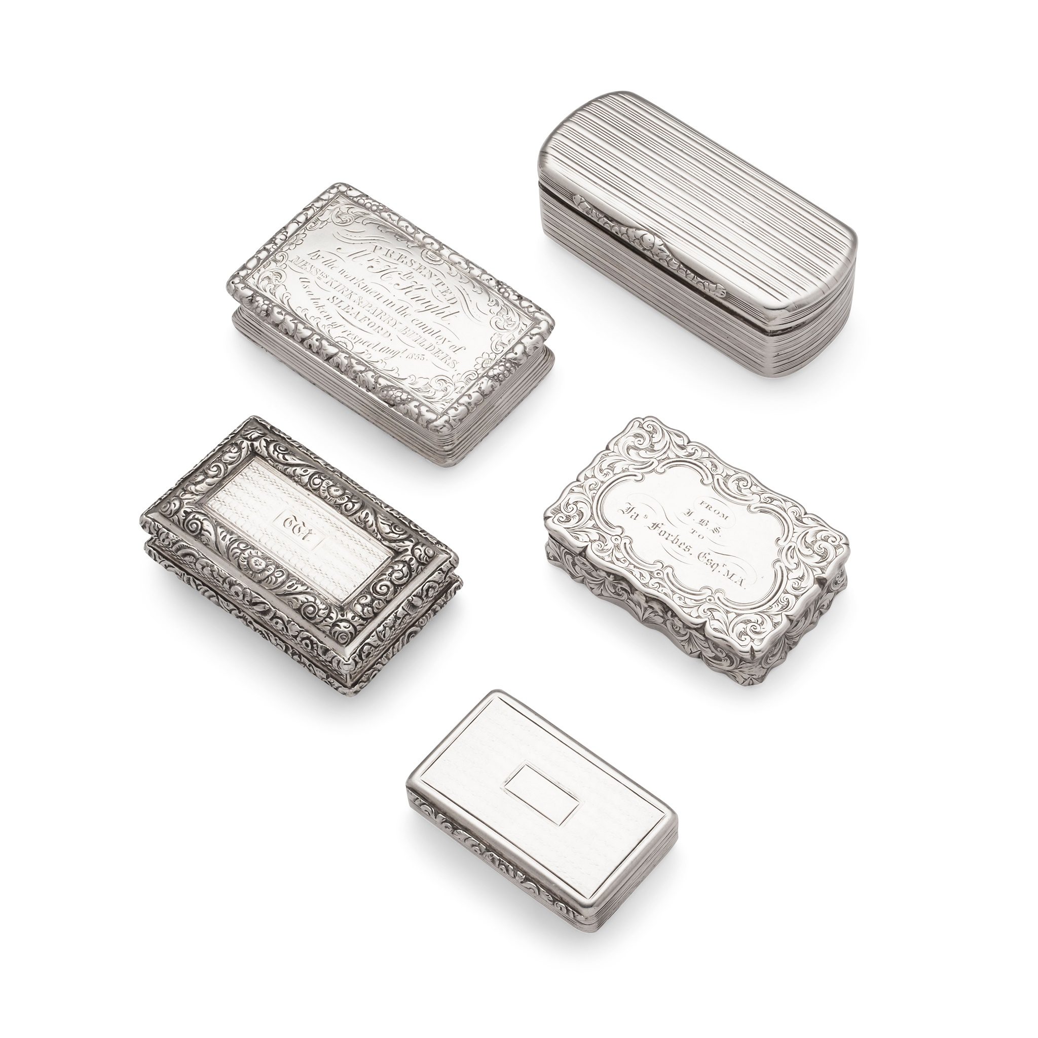 A Victorian snuff box