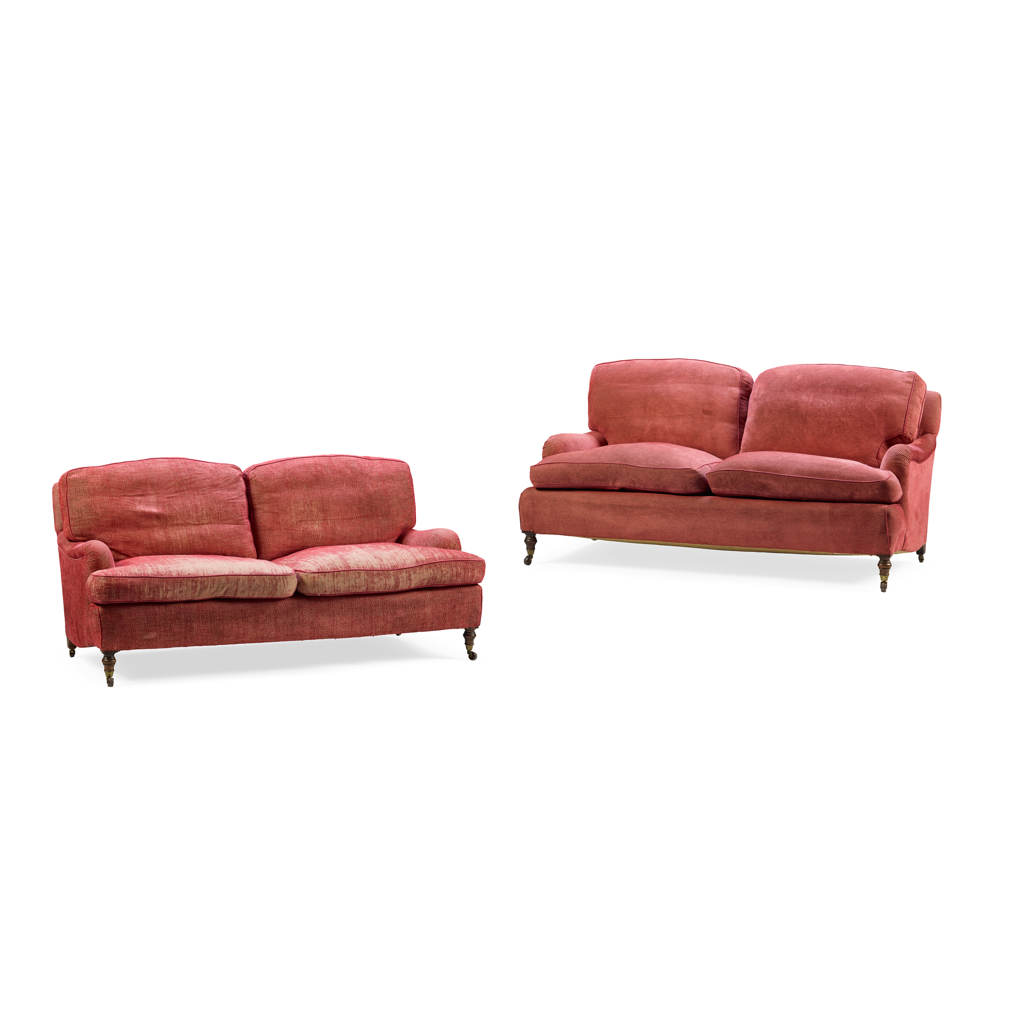 PAIR OF COUNTRY HOUSE 'HOWARD' STYLE SOFAS