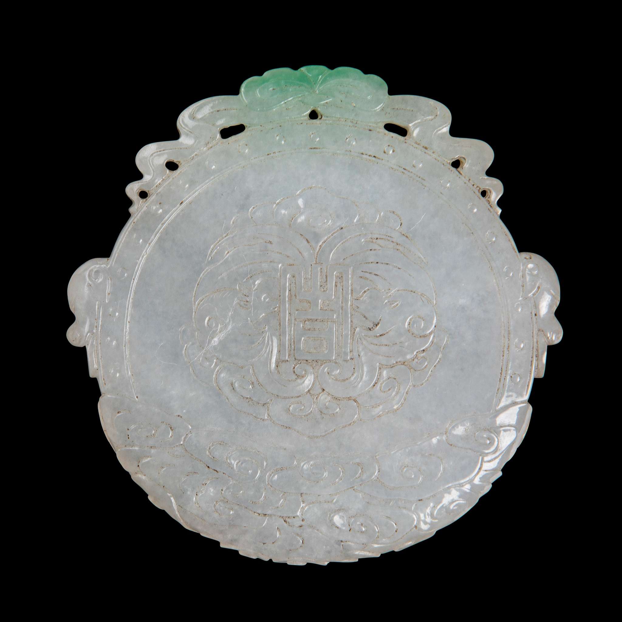 清後期 白玉財神 A white jade Ksitigarbha, Qing dynasty, 18th century | 清十