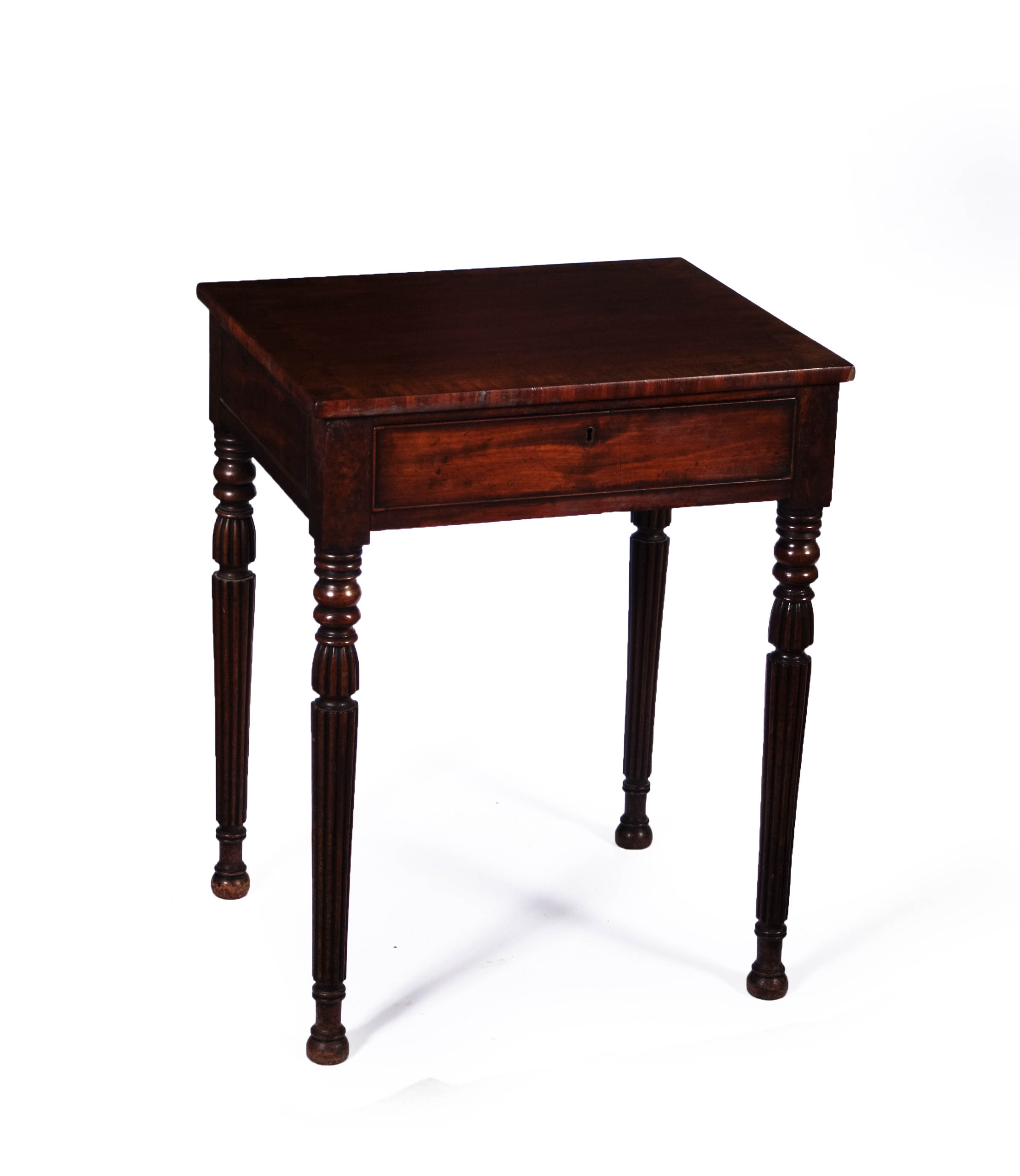 GEORGIAN MAHOGANY WORK TABLE