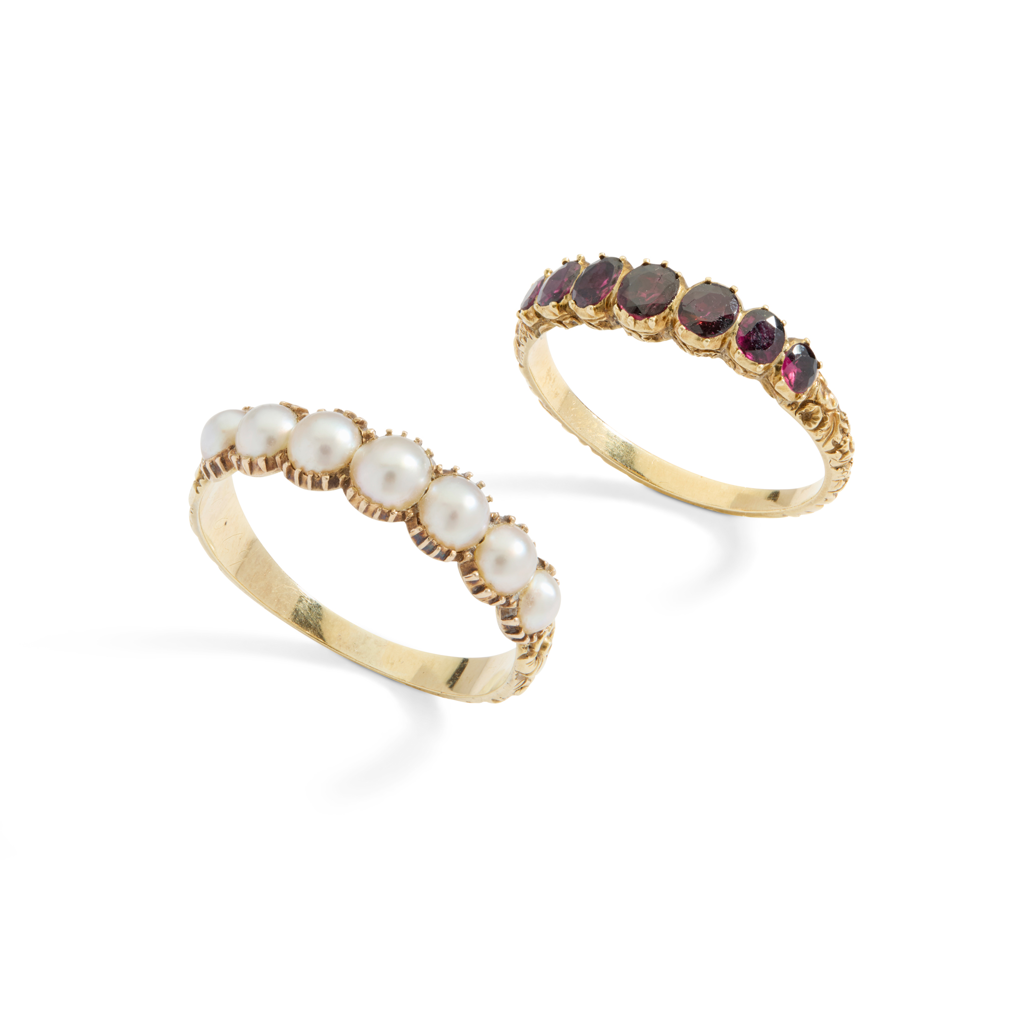 Two 19th century rings