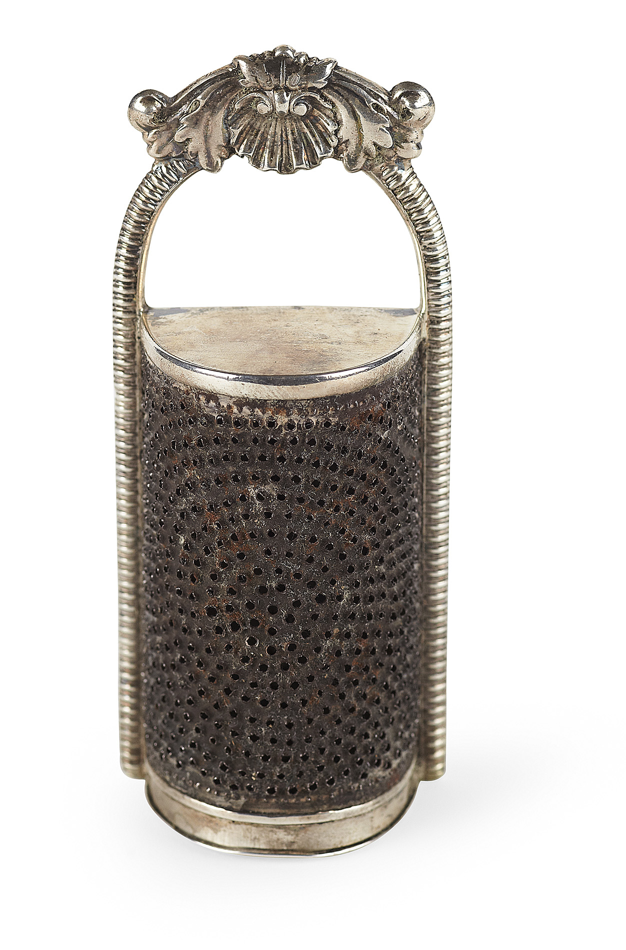 GEORGE III SILVER KITCHEN NUTMEG GRATER