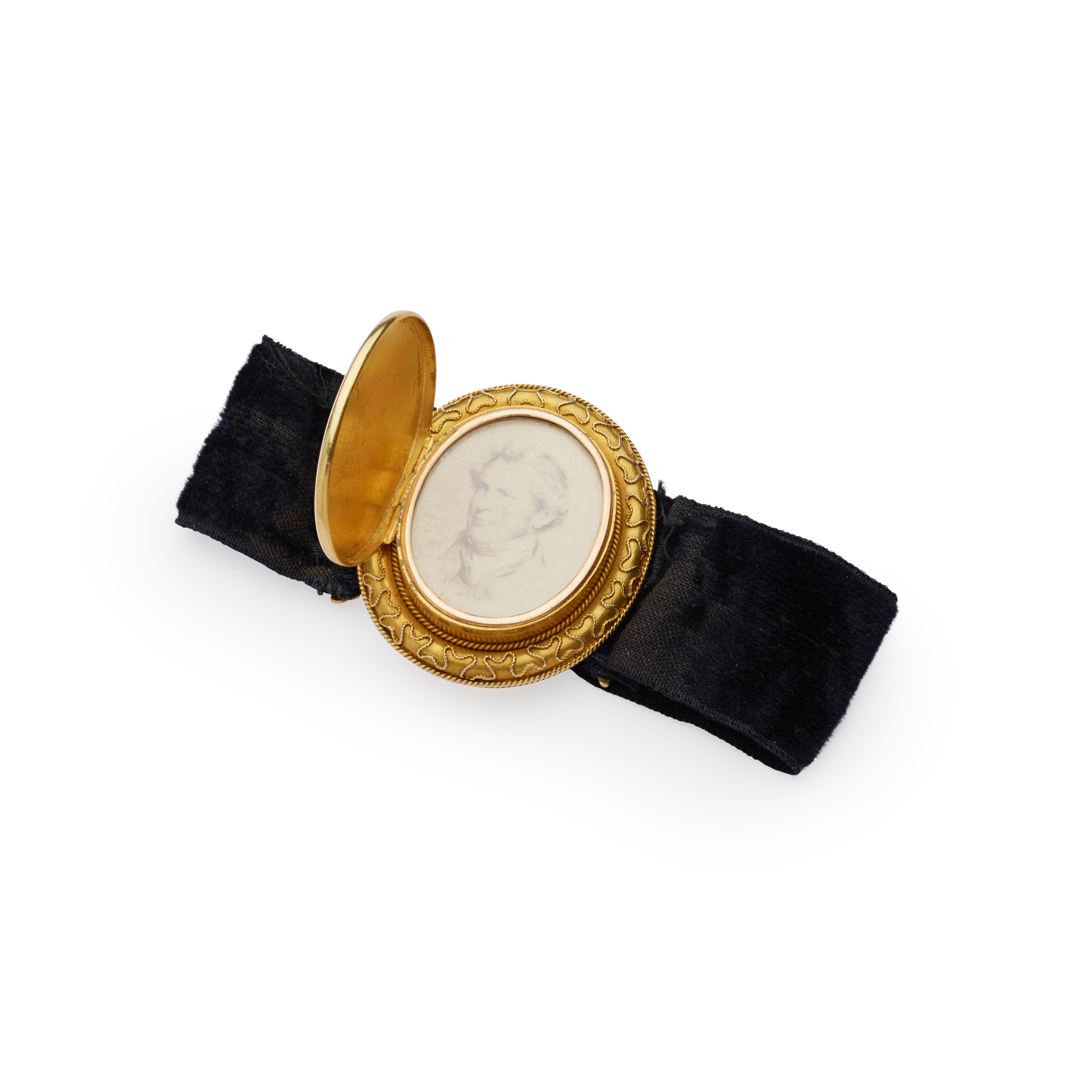 A mid-19th century portrait bracelet