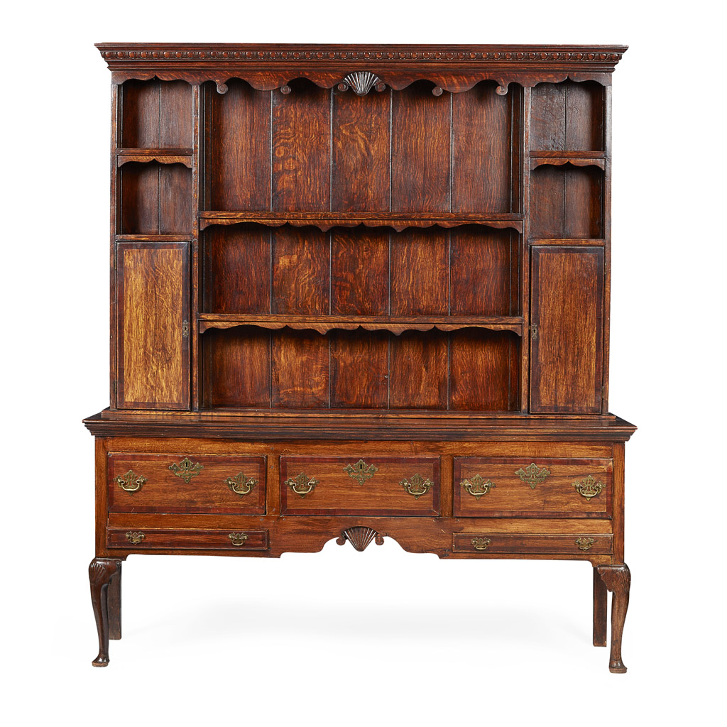 GEORGE III OAK DRESSER