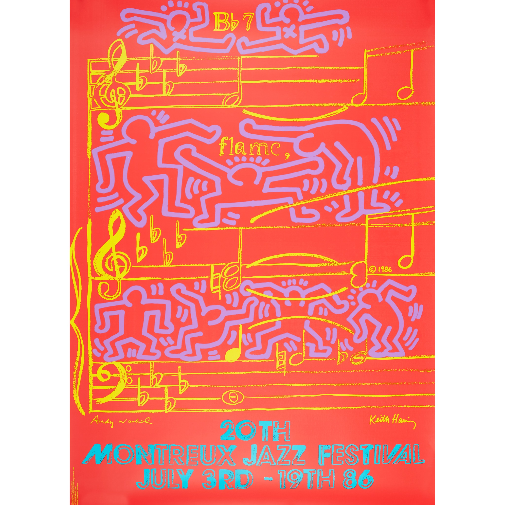 ANDY WARHOL (AMERICAN 1928-1987) AND KEITH HARING (AMERICAN 1958-1990)