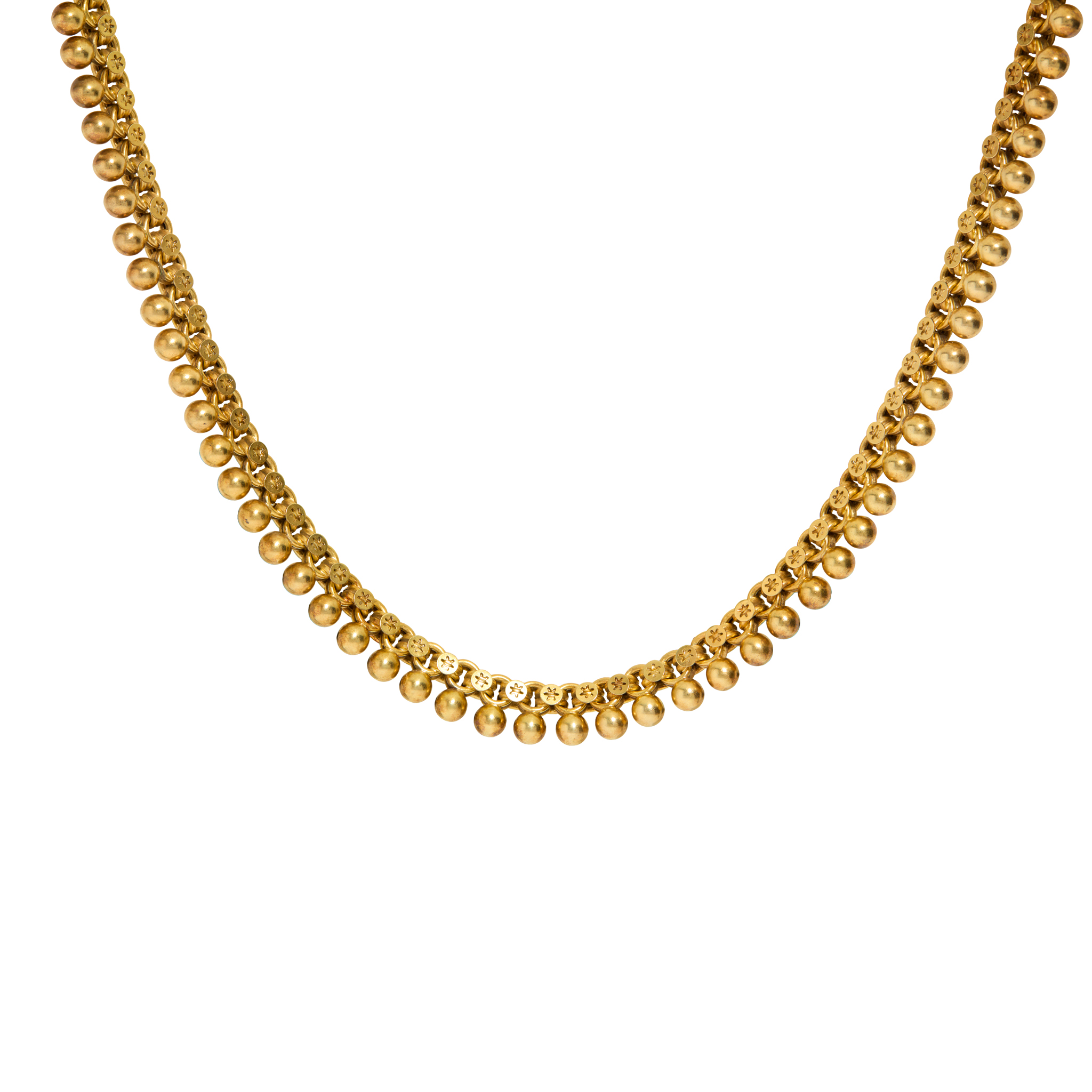 A fancy-link neck-chain