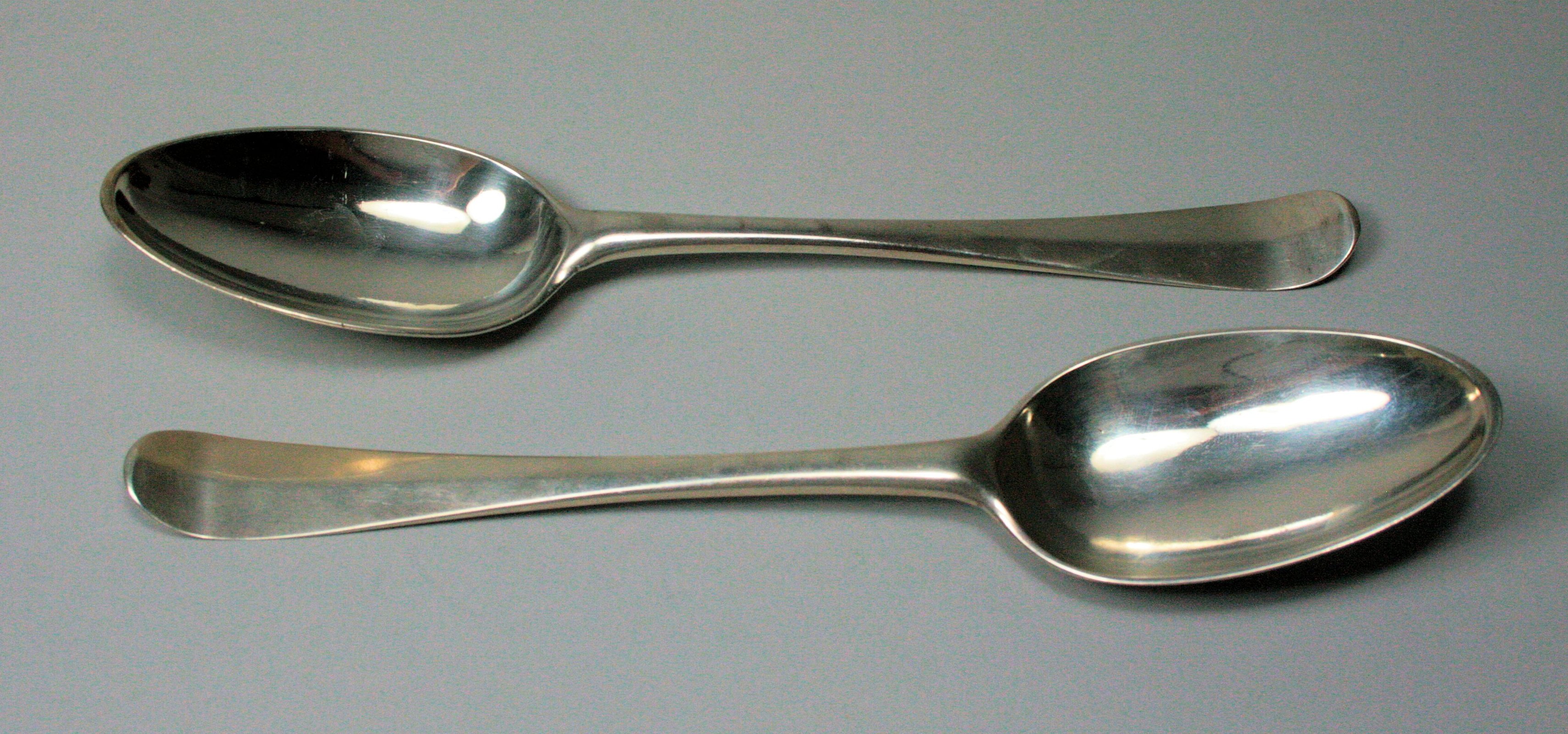 Canongate - a pair of Scottish provincial tablespoons