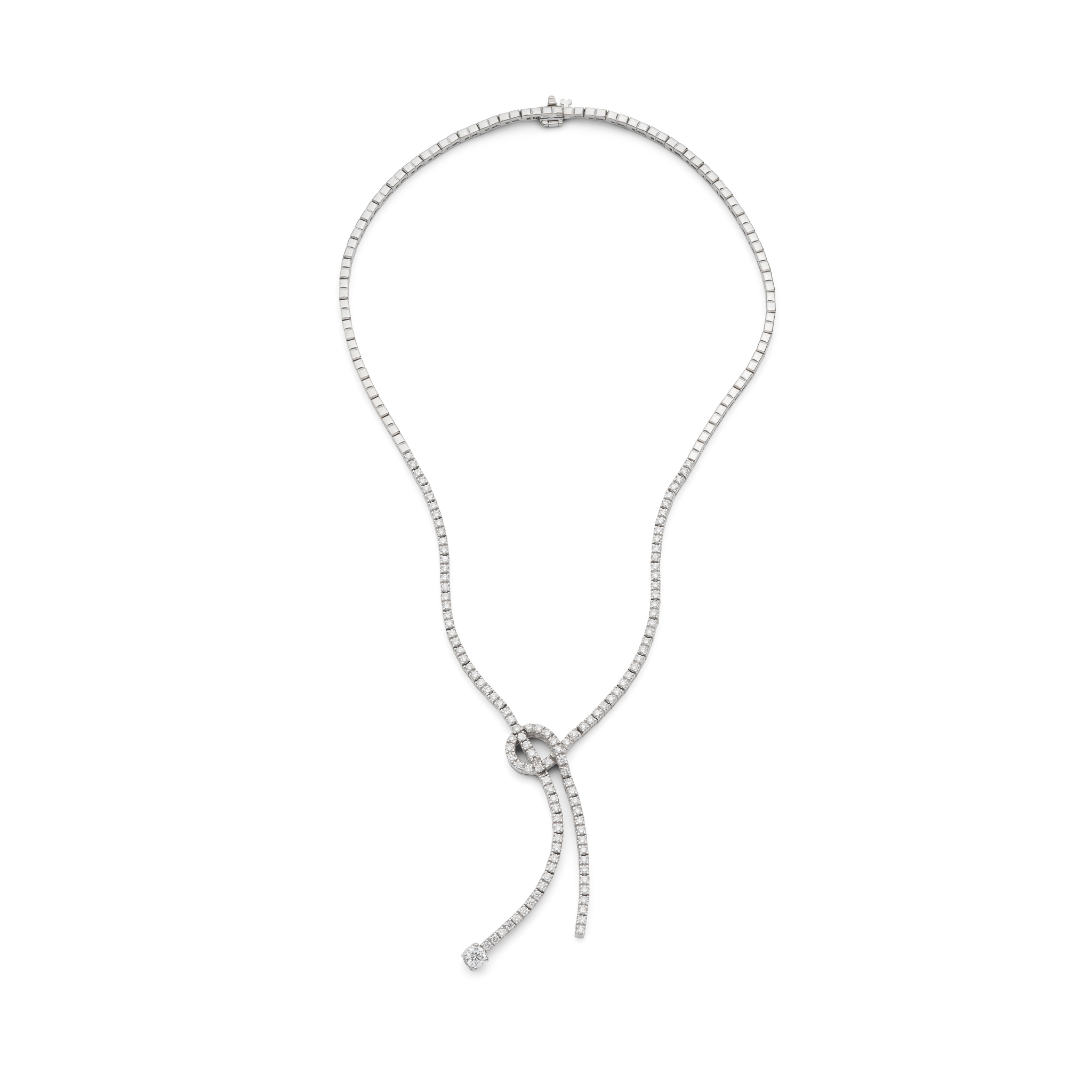 A négligée diamond necklace