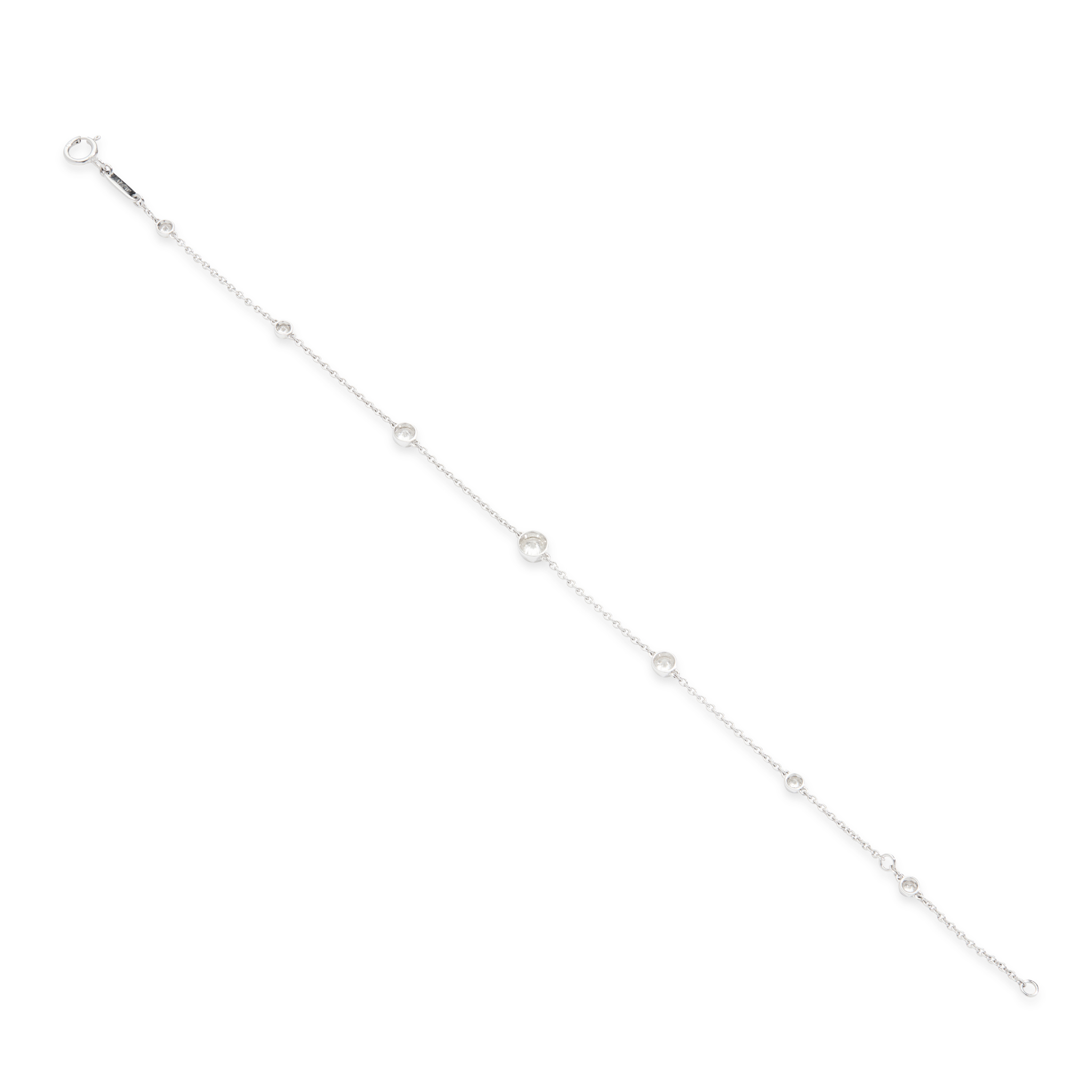 Mappin & Webb: An 18ct gold diamond 'Gossamer' bracelet