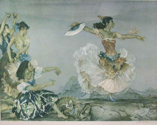 SIR WILLIAM RUSSELL FLINT P.R.A., R.R.W.S., R.S.W., R.O.I., R.E (1880-1969)
