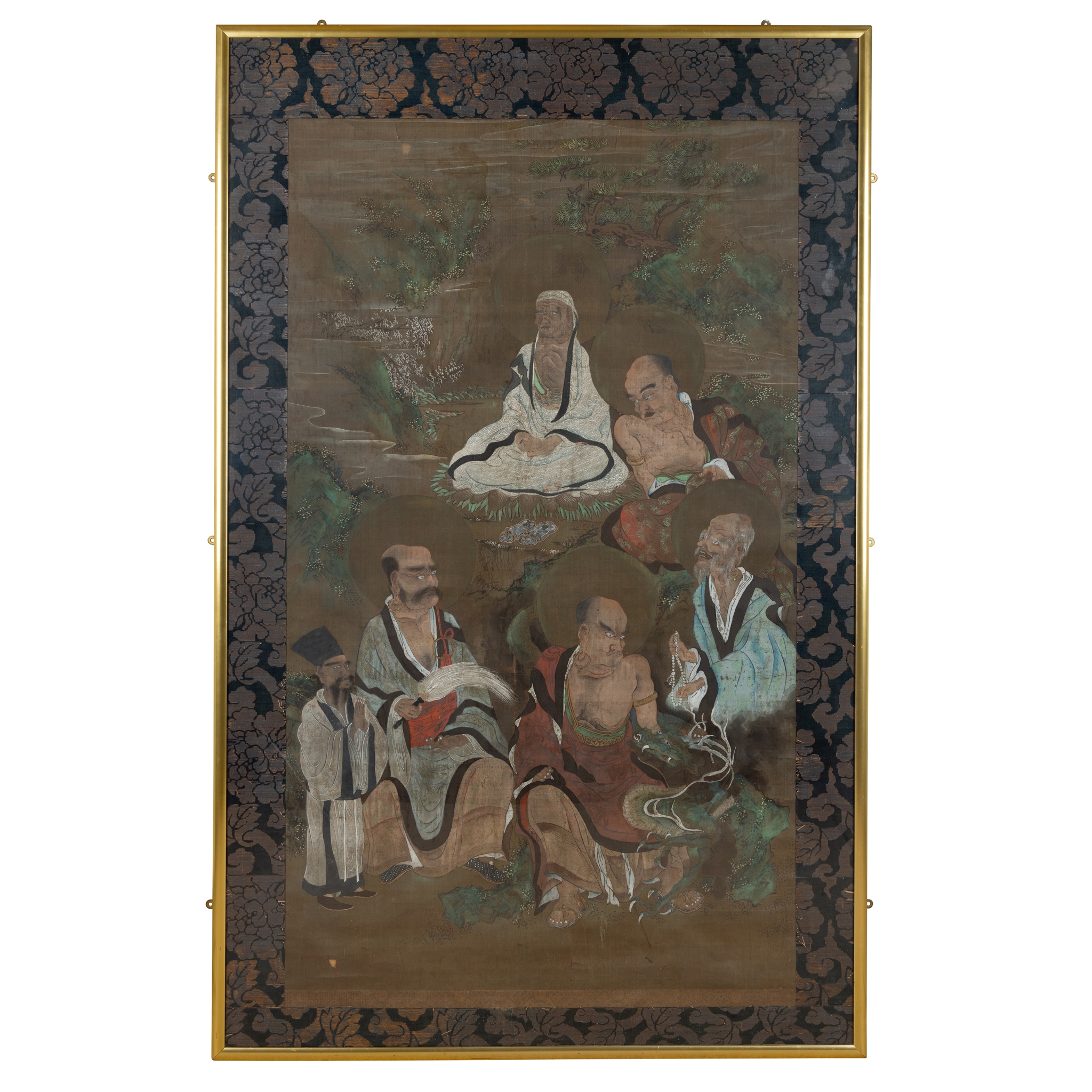 JAPANESE INK PAINTING OF ARHATS