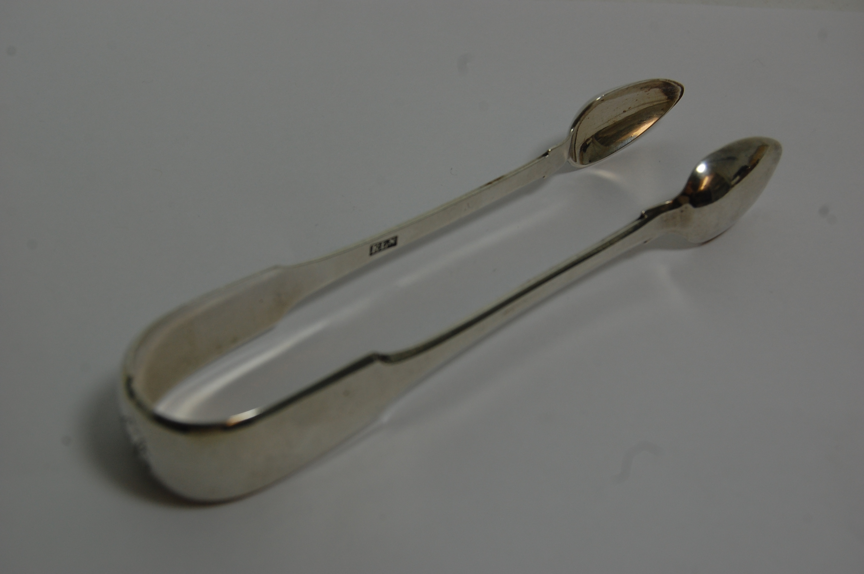 Elgin - a pair of Scottish provincial sugar tongs
