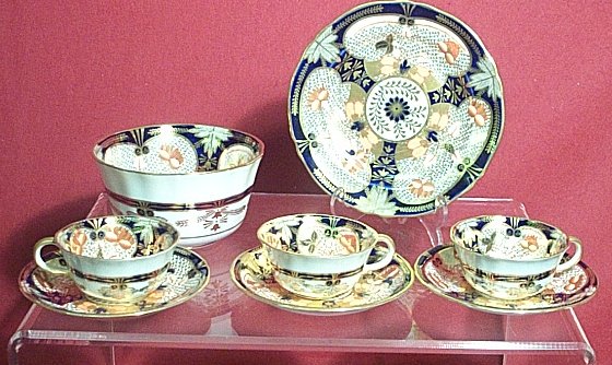 A Royal Crown Derby part tea service