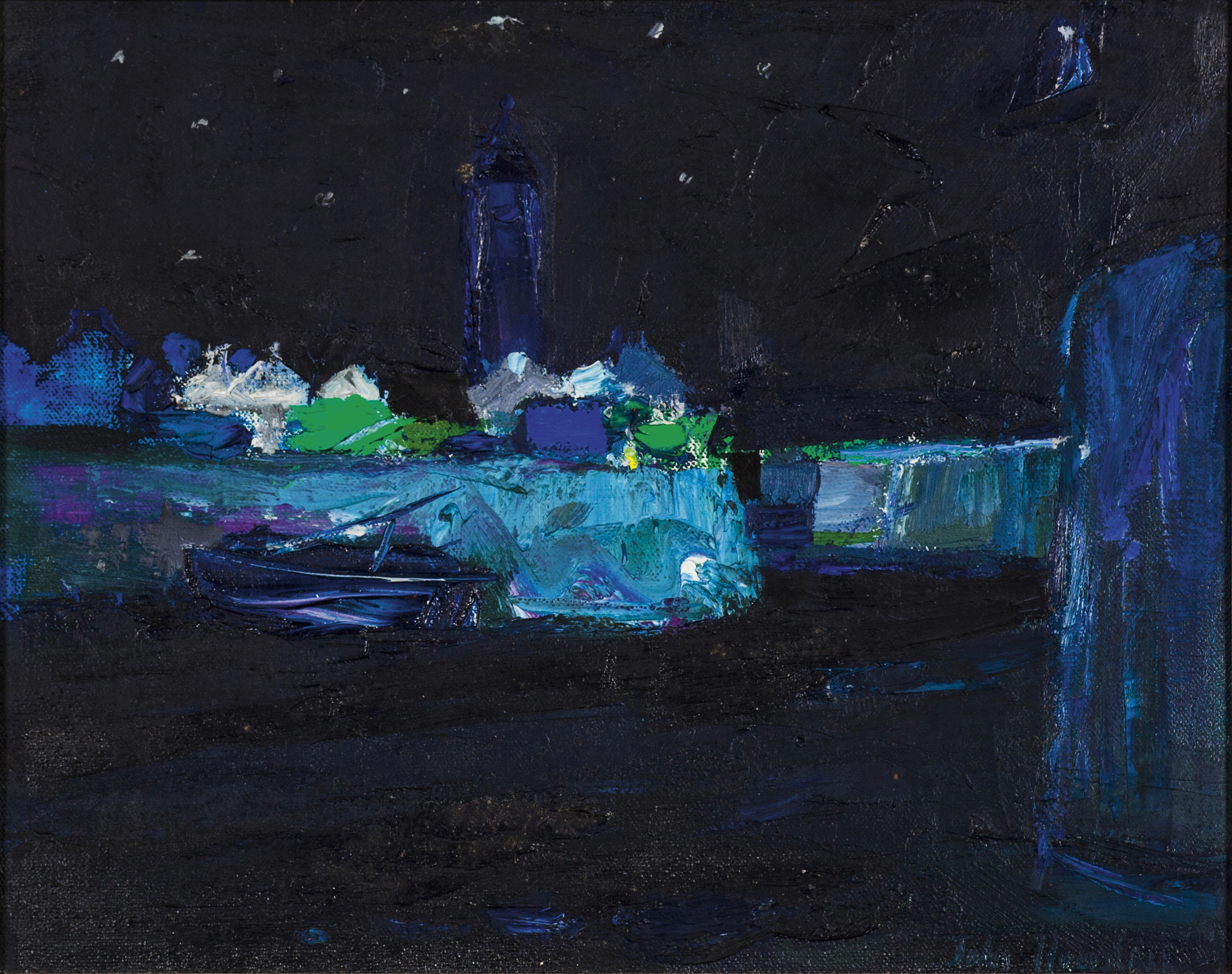 JOHN HOUSTON O.B.E., R.S.A., R.S.W., R.G.I. (SCOTTISH 1930-2008)