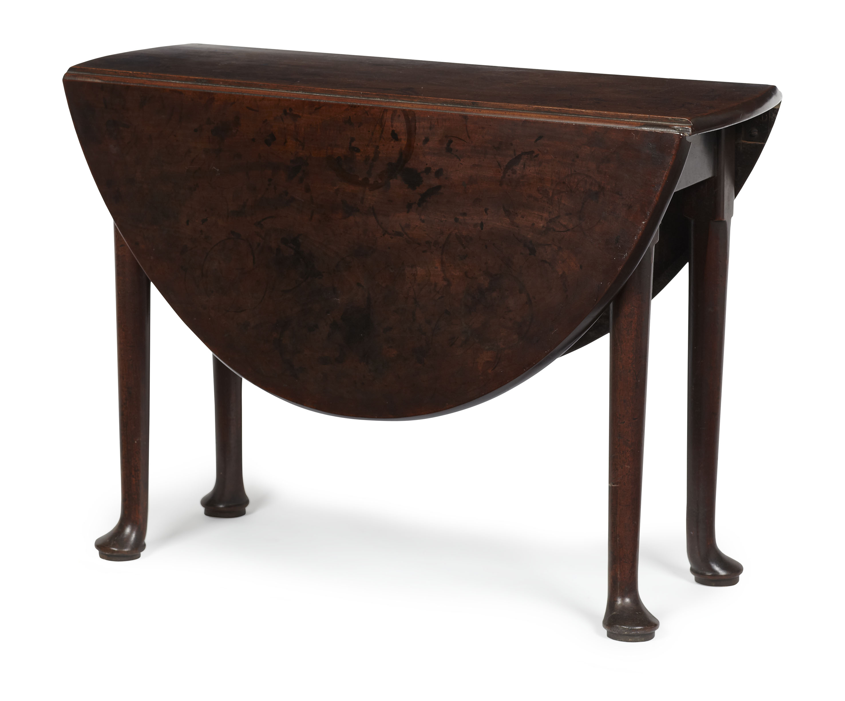 GEORGE II MAHOGANY DROP LEAF TABLE