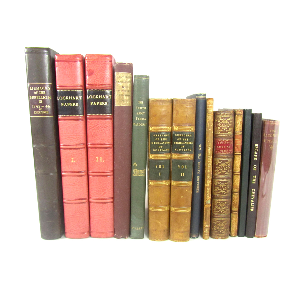 Jacobite Rebellion, 14 volumes, including Johnstone, Chevalier de