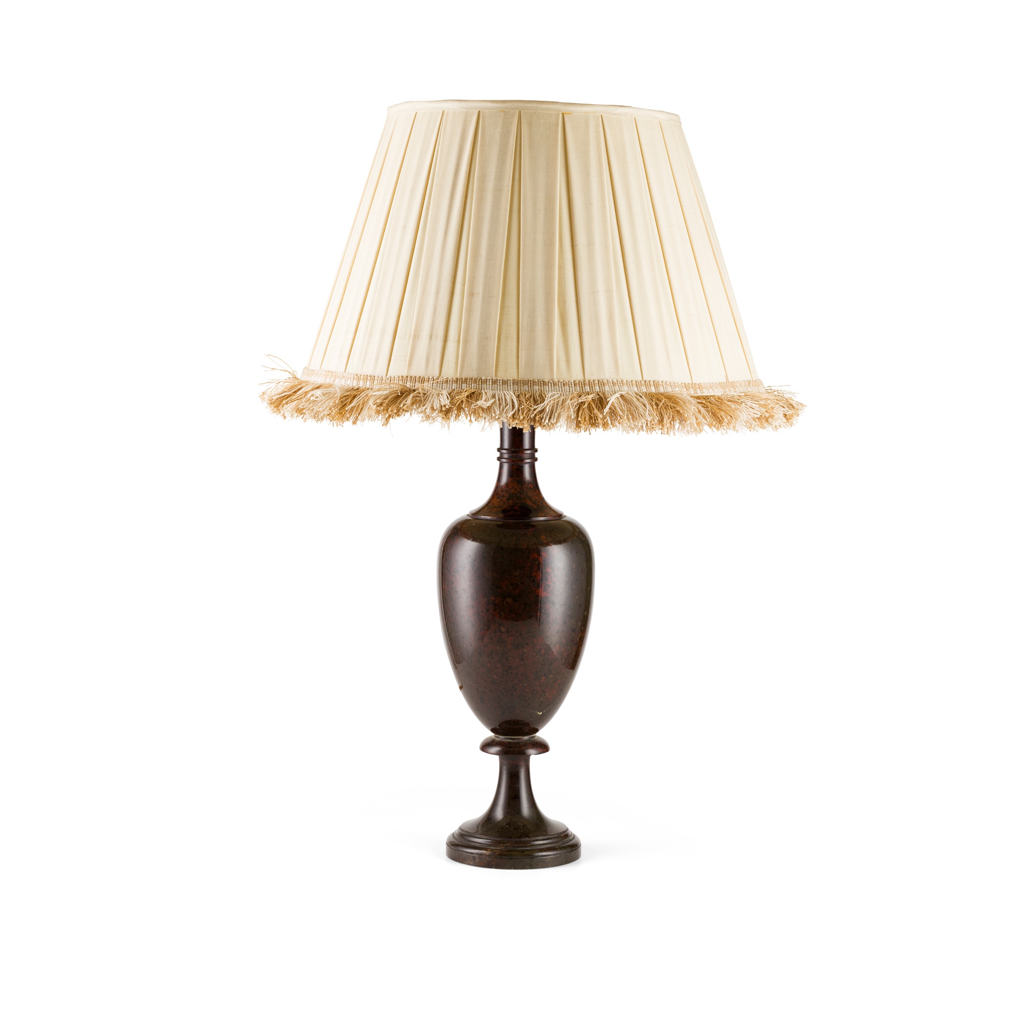 CORNISH RED SERPENTINE TABLE LAMP