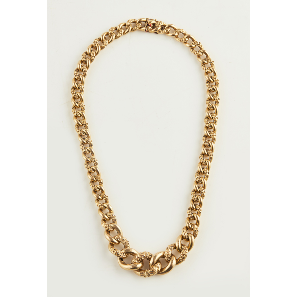 A Victorian curb link chain