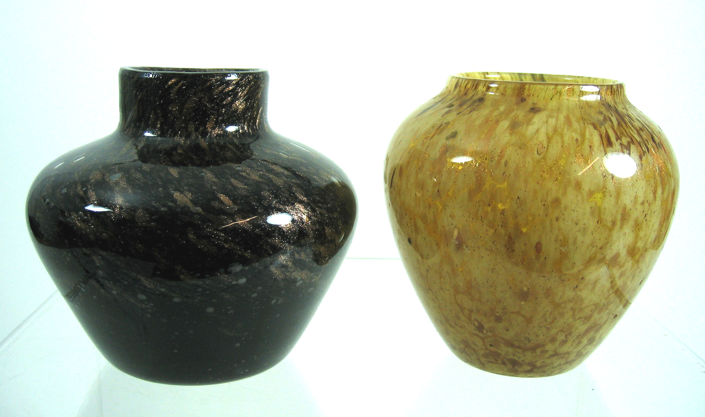 A Monart glass vase,