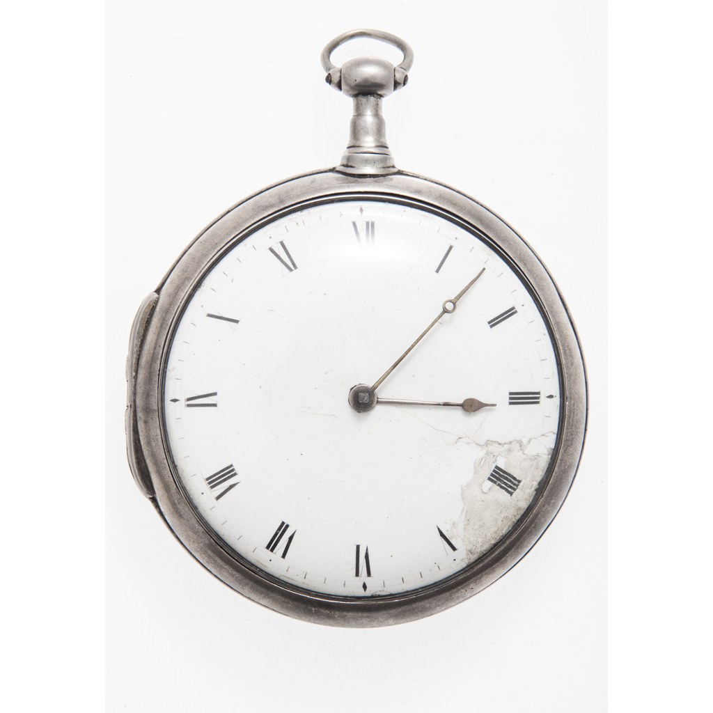 JAMES ALLAN, KILMARNOCK - An early 19th century large pair cased pocket watch